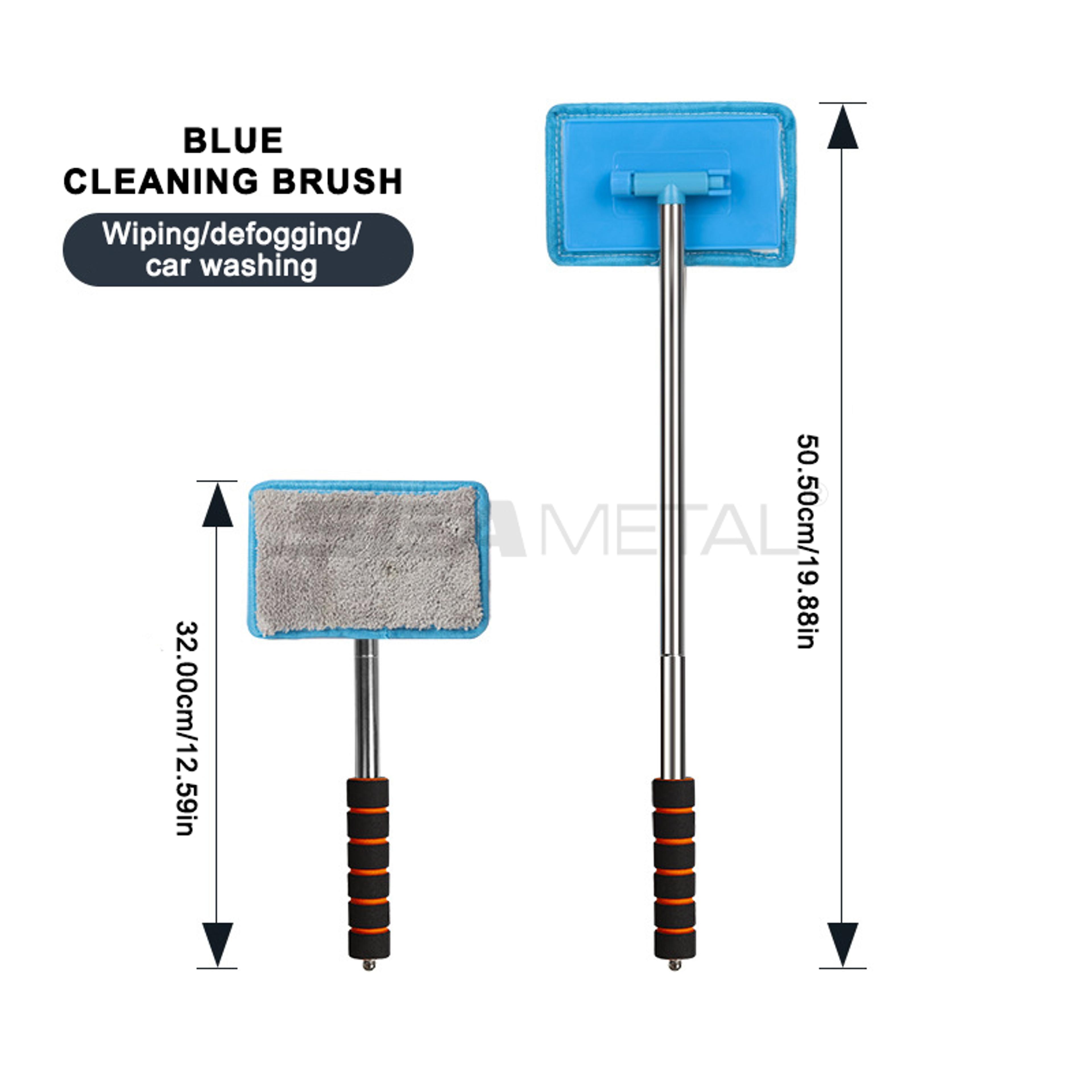 Telescopic Car Windshield Defogger Brush Long Handle Glass Cleaner  Dust Remover 6
