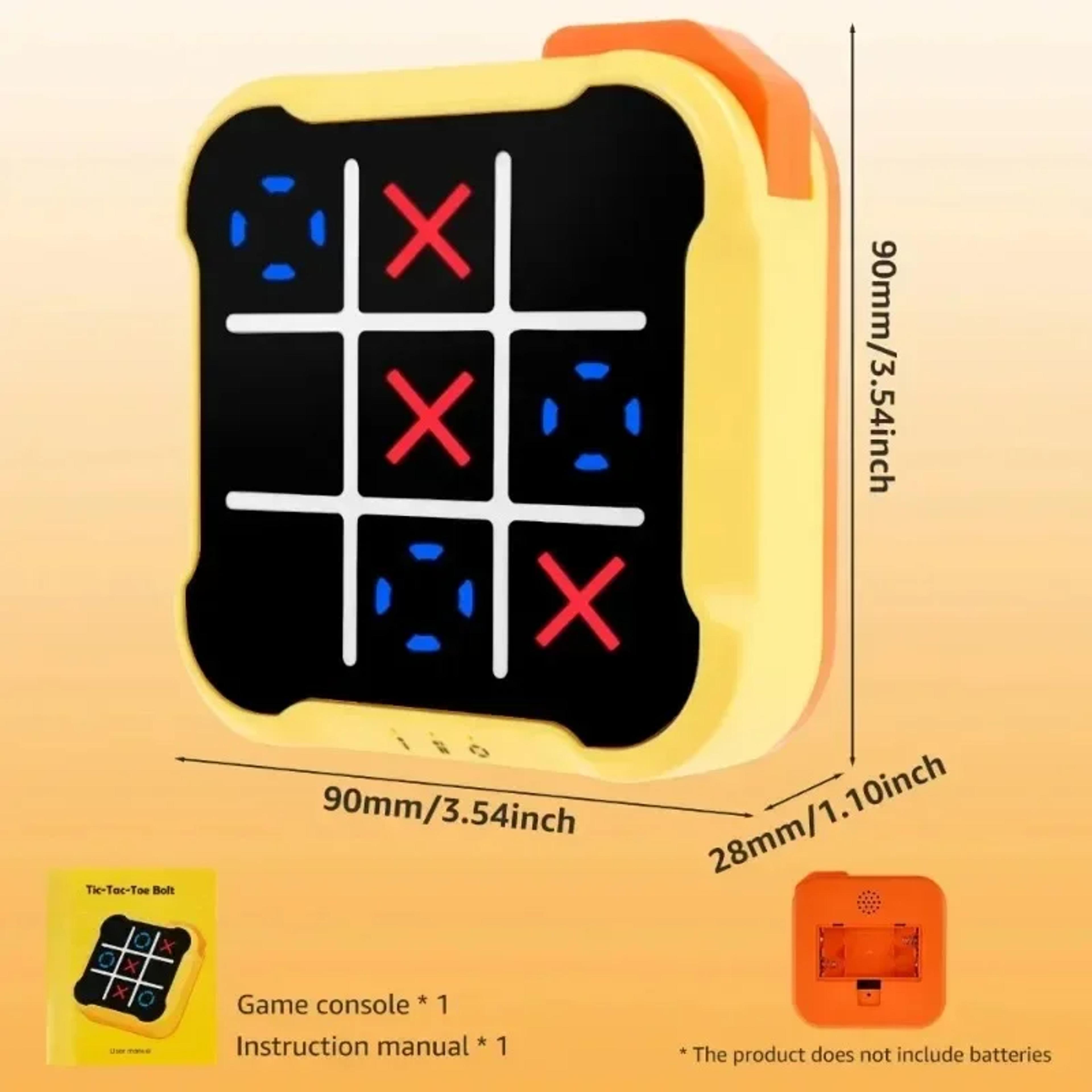 Multifunctional Electronic Tic Tac Toe And Chess Set Portable Montessori Puzzle Game For All Ages 2
