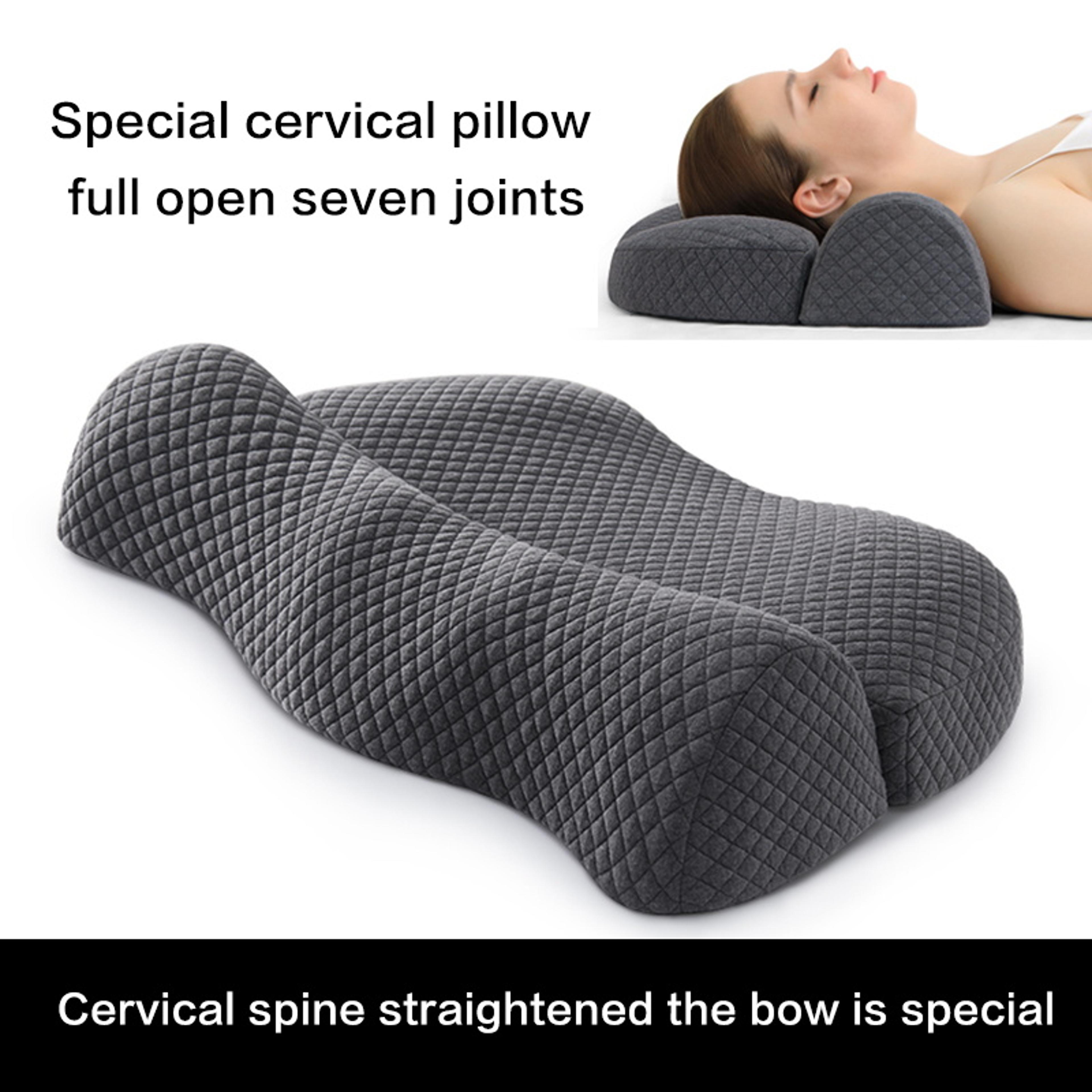 Cervical Pillow Ergonomic Memory Foam Contour Pillow For Side Sleepers  Orthopedic Support For Neck 4