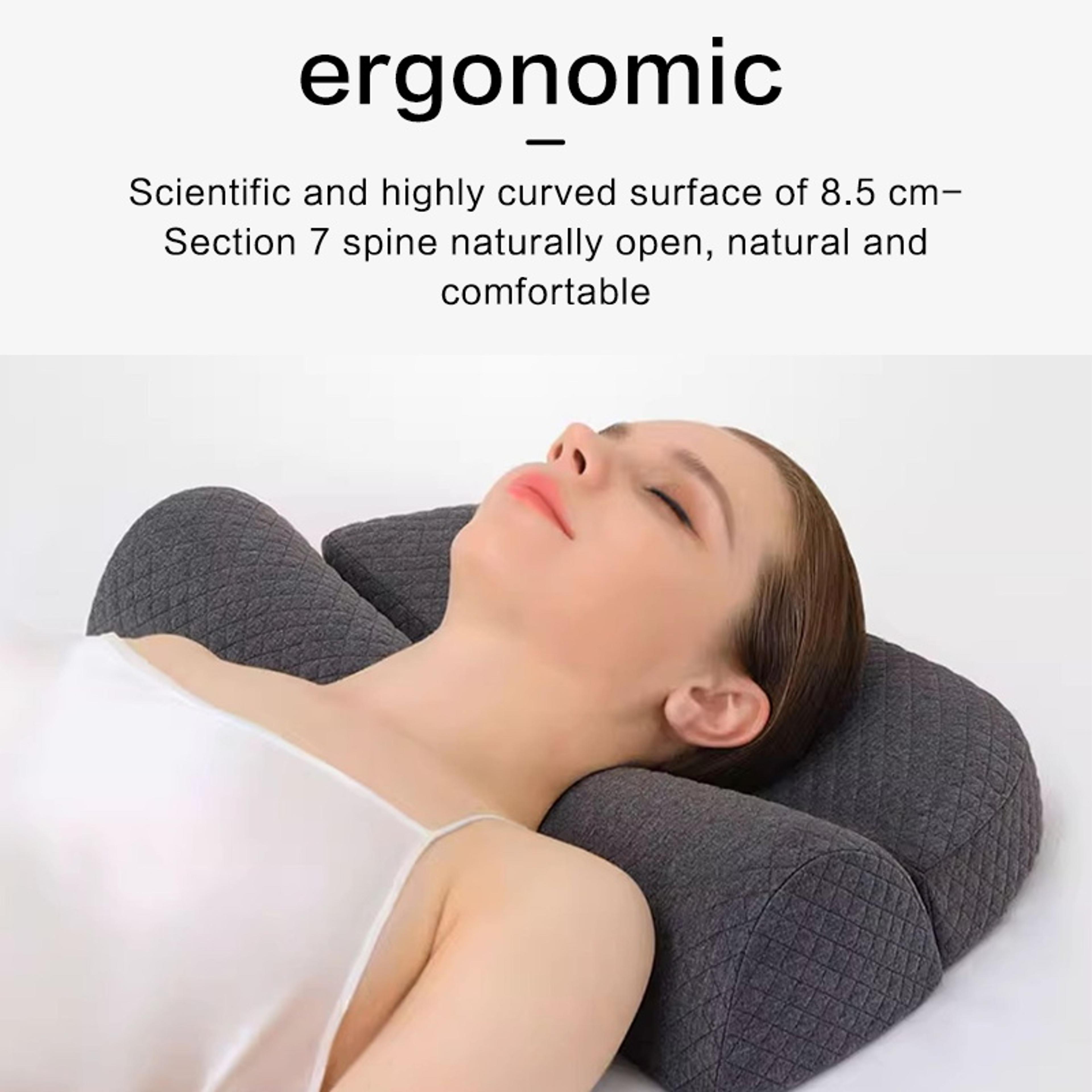 Cervical Pillow Ergonomic Memory Foam Contour Pillow For Side Sleepers  Orthopedic Support For Neck 3