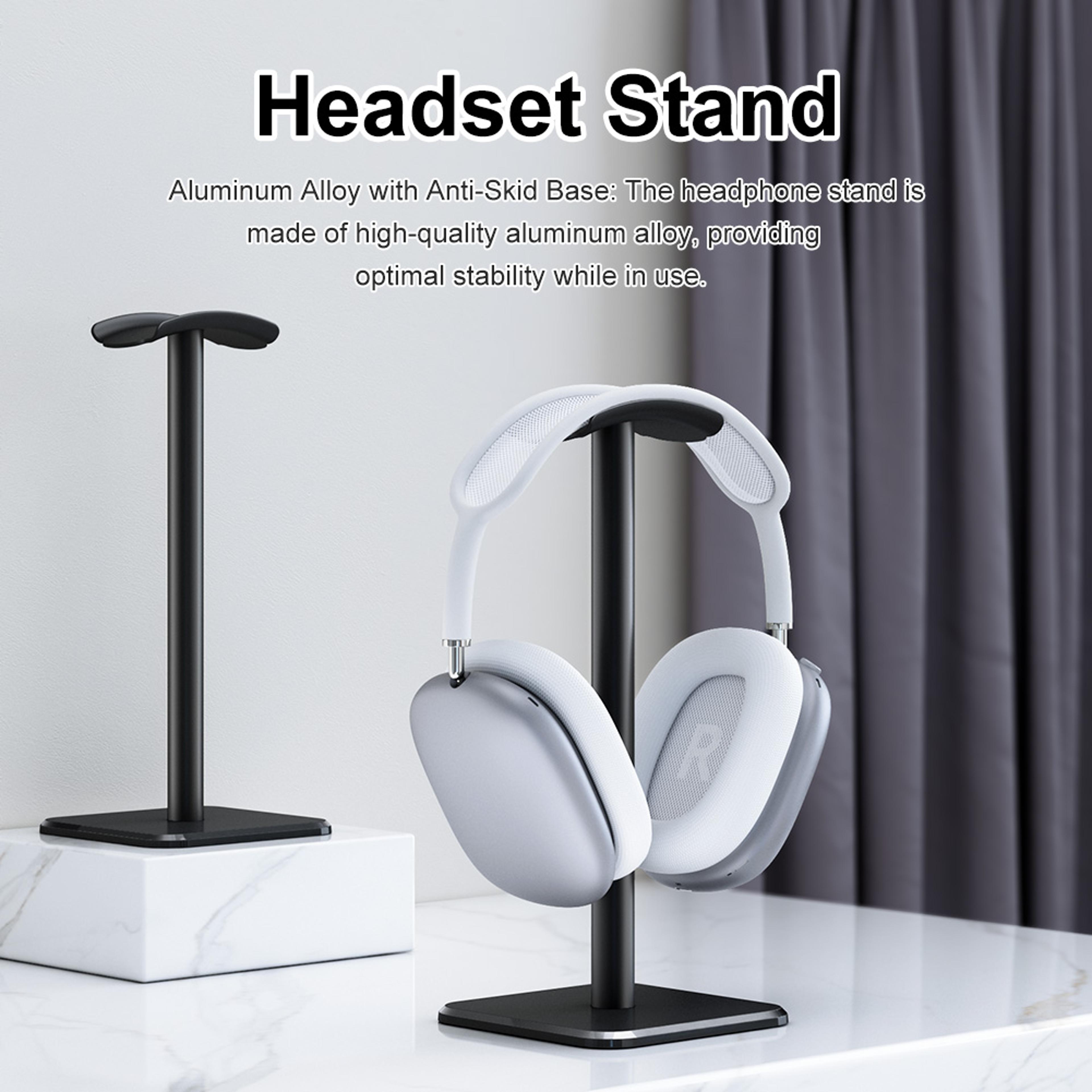Aluminium Alloy Headphone Stand Space Saving Gaming Headset Rack Desktop Organizer 1