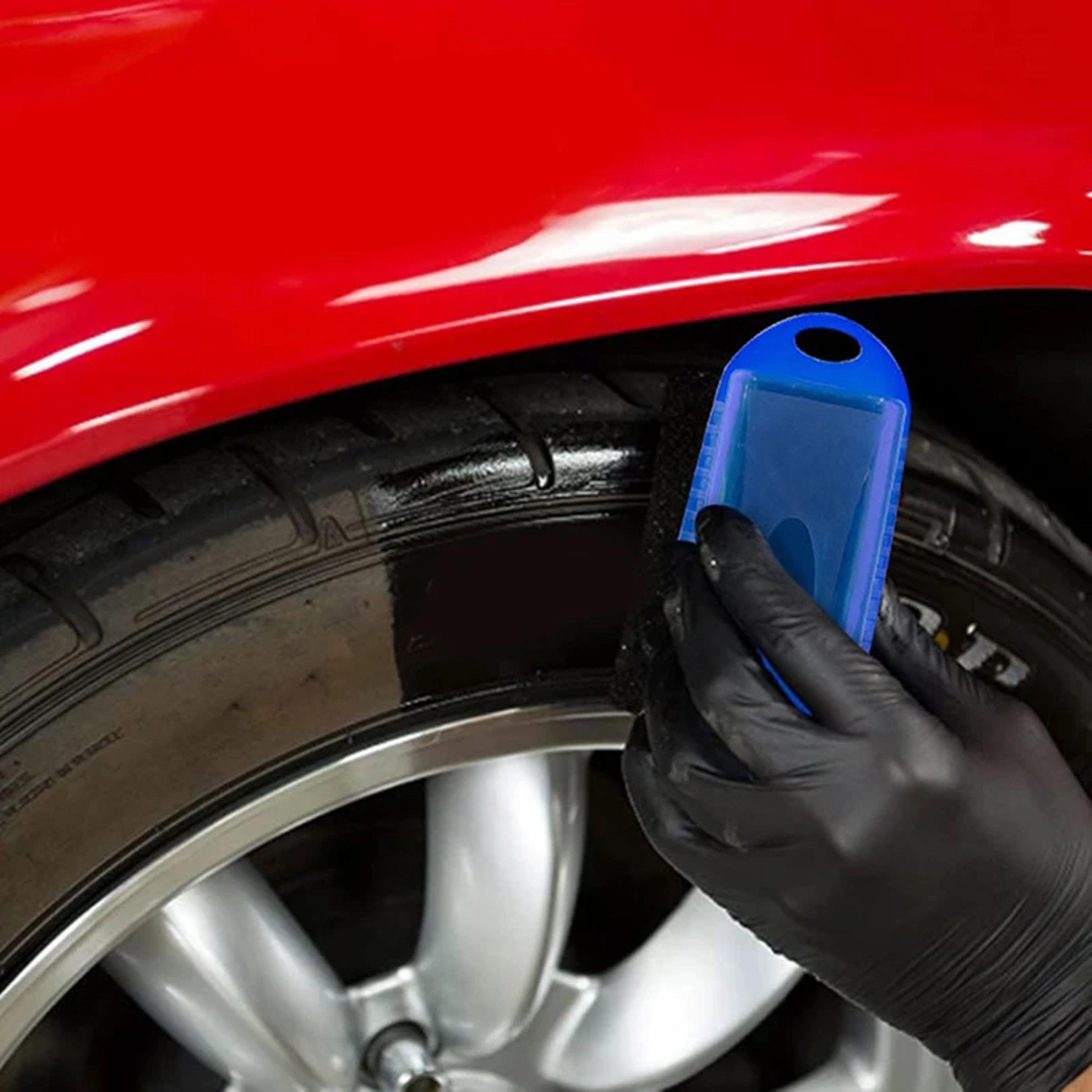 Car Wheel Polishing Sponge Brush Premium ABS Tire Detailing  Waxing Applicator For Perfect Finish 2