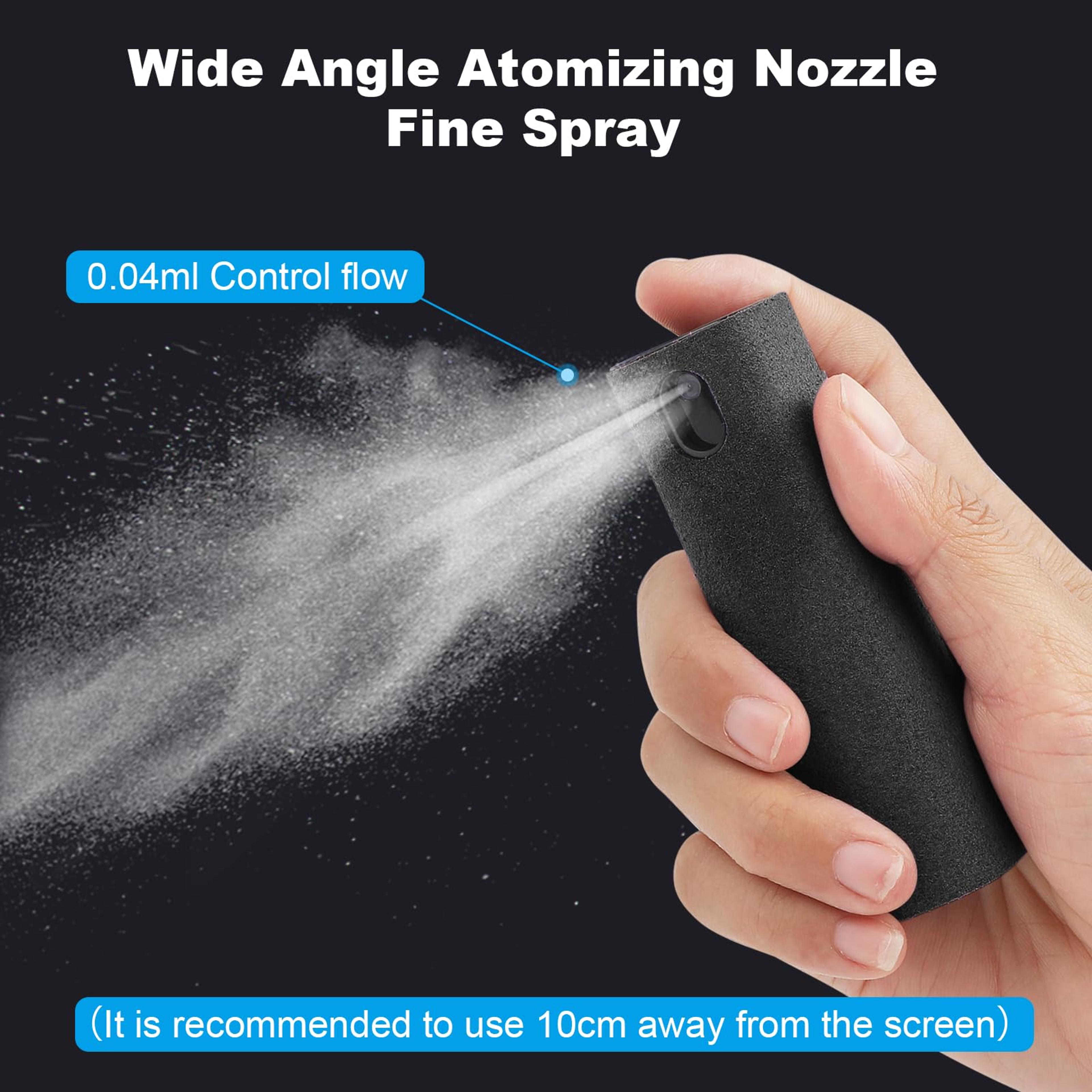 Portable Phone Screen Cleaner Spray  Microfiber Cloth Set For Tablets Phones  Glass Surfaces 5