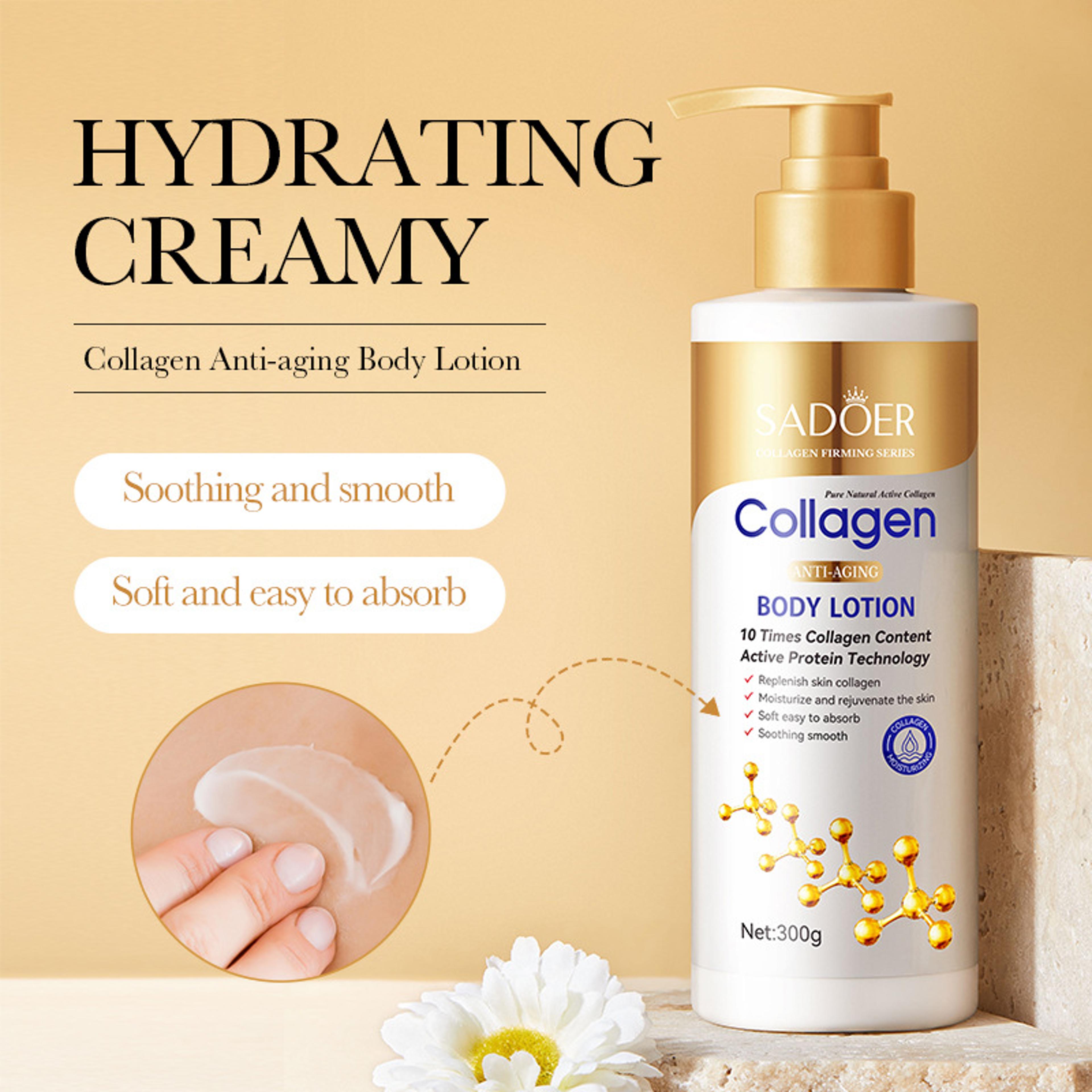 collagen milk whitening & moisturizing cream skin lightening lotion for face & body