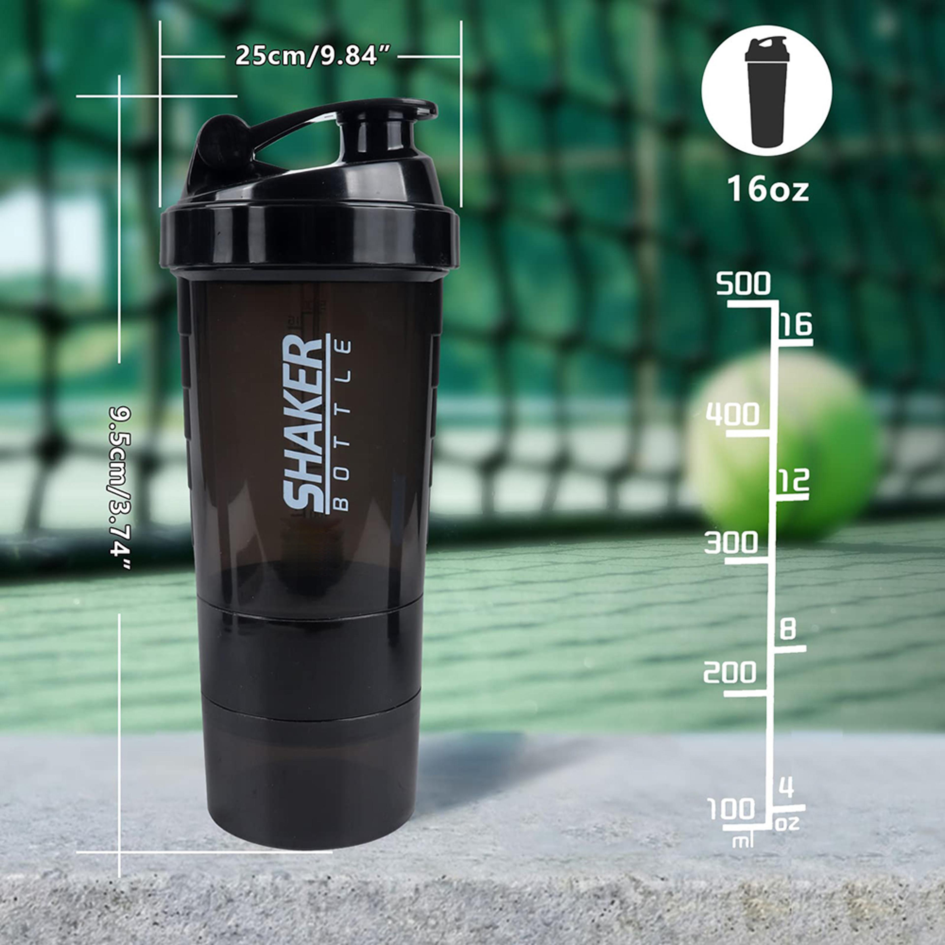 Shaker Protein Bottle Plastic Mixing Cup For Bodybuilding  Exercise 5
