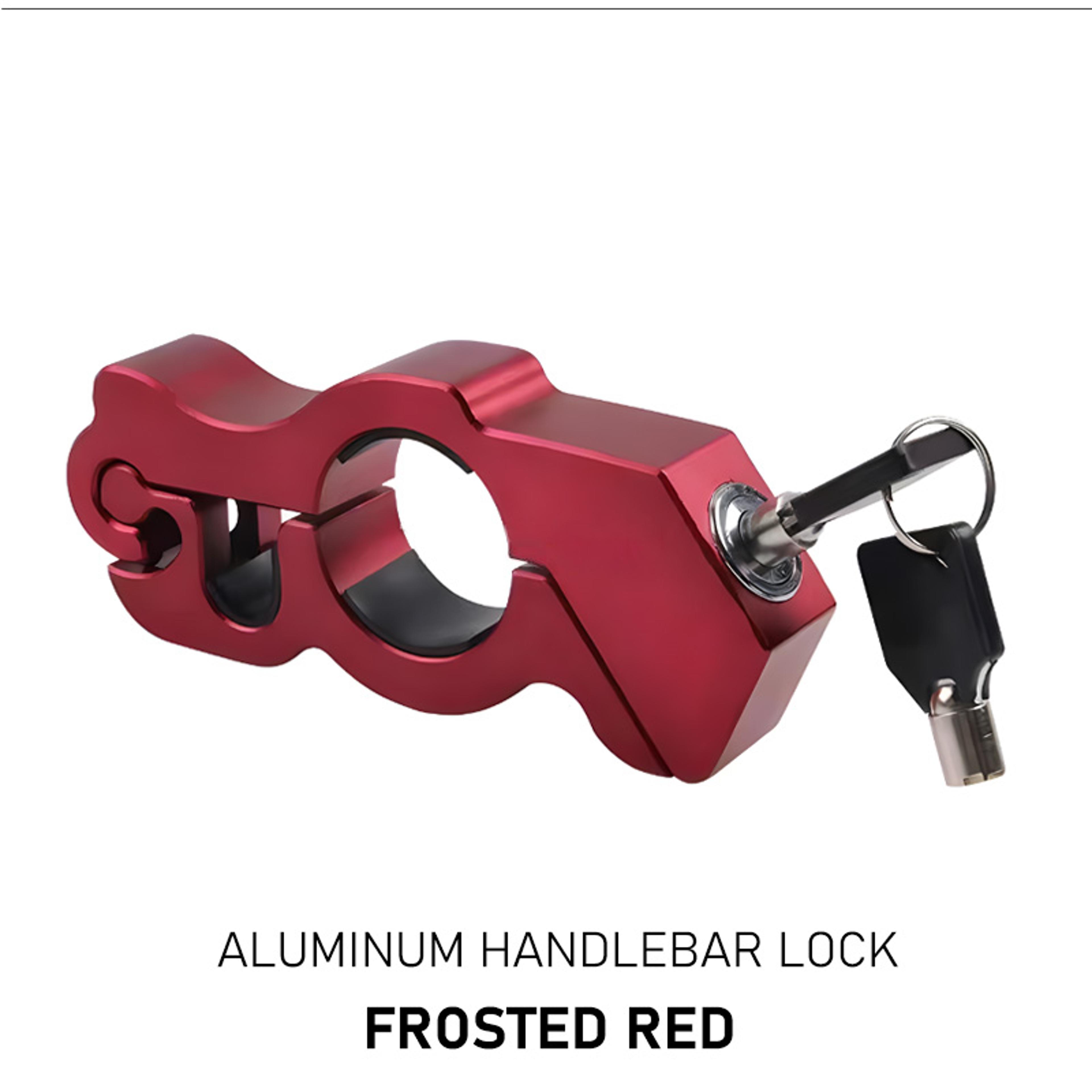 Motorcycle Handlebar Lock Handlebar Brake Handle Solid Lock Imitating Steal Lock Pull Rod ATV Dirt  3