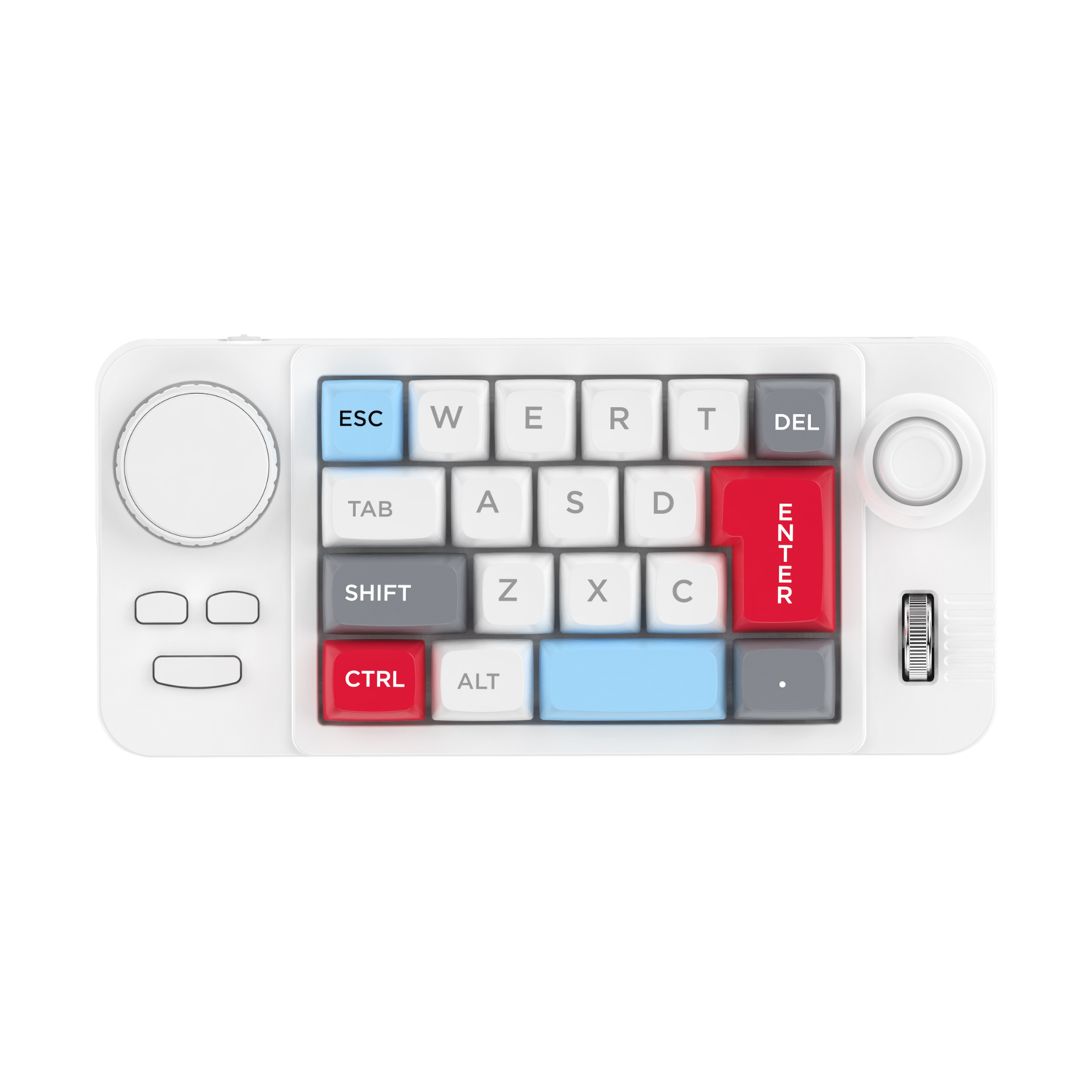 Customizable Mechanical Keyboard With Volume Wheel  Game Joystick Swappable Keypad 5