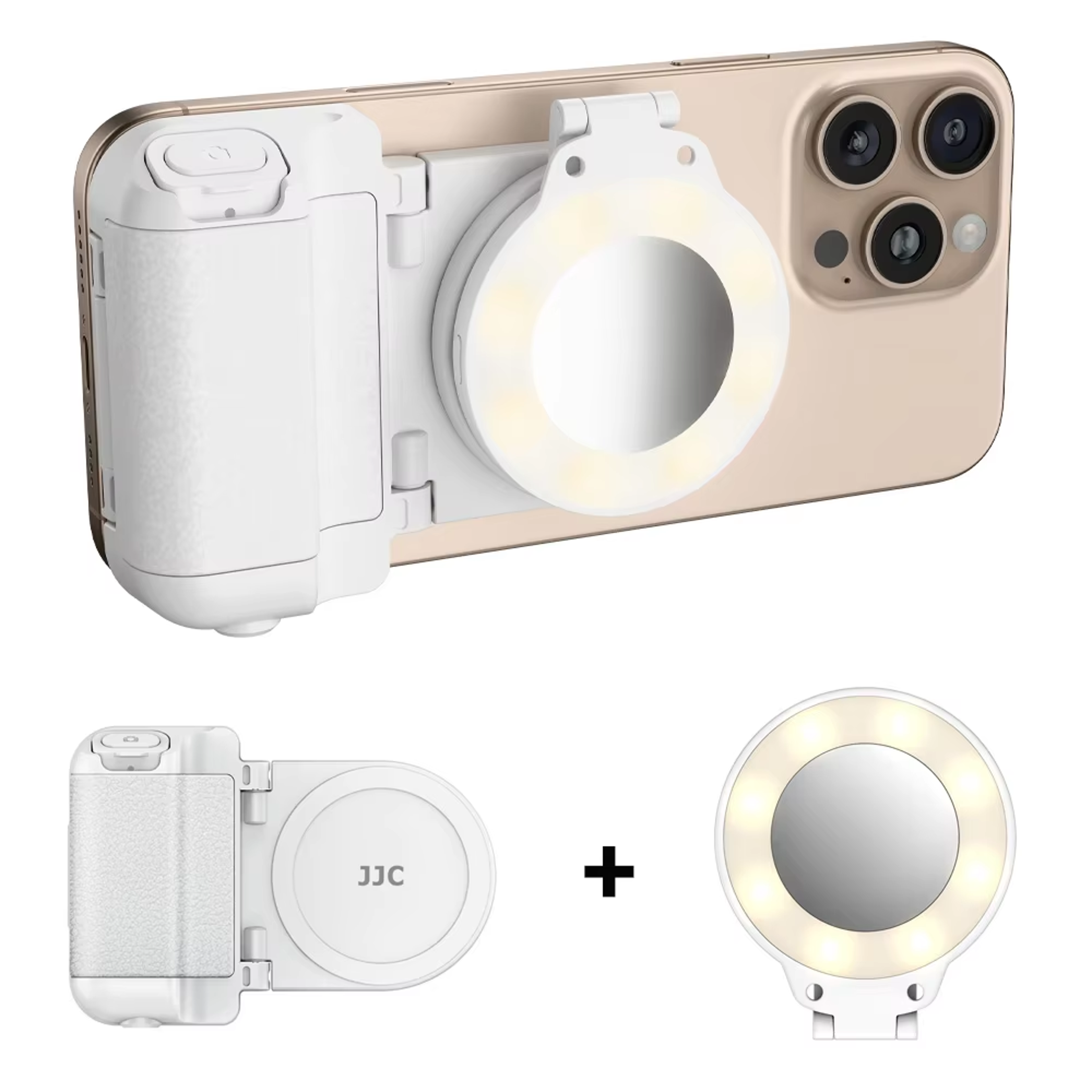 Magnetic Snapgrip Smartphone Camera Shutter Handle with Wireless Remote Ergonomic Phone Grip for Sta