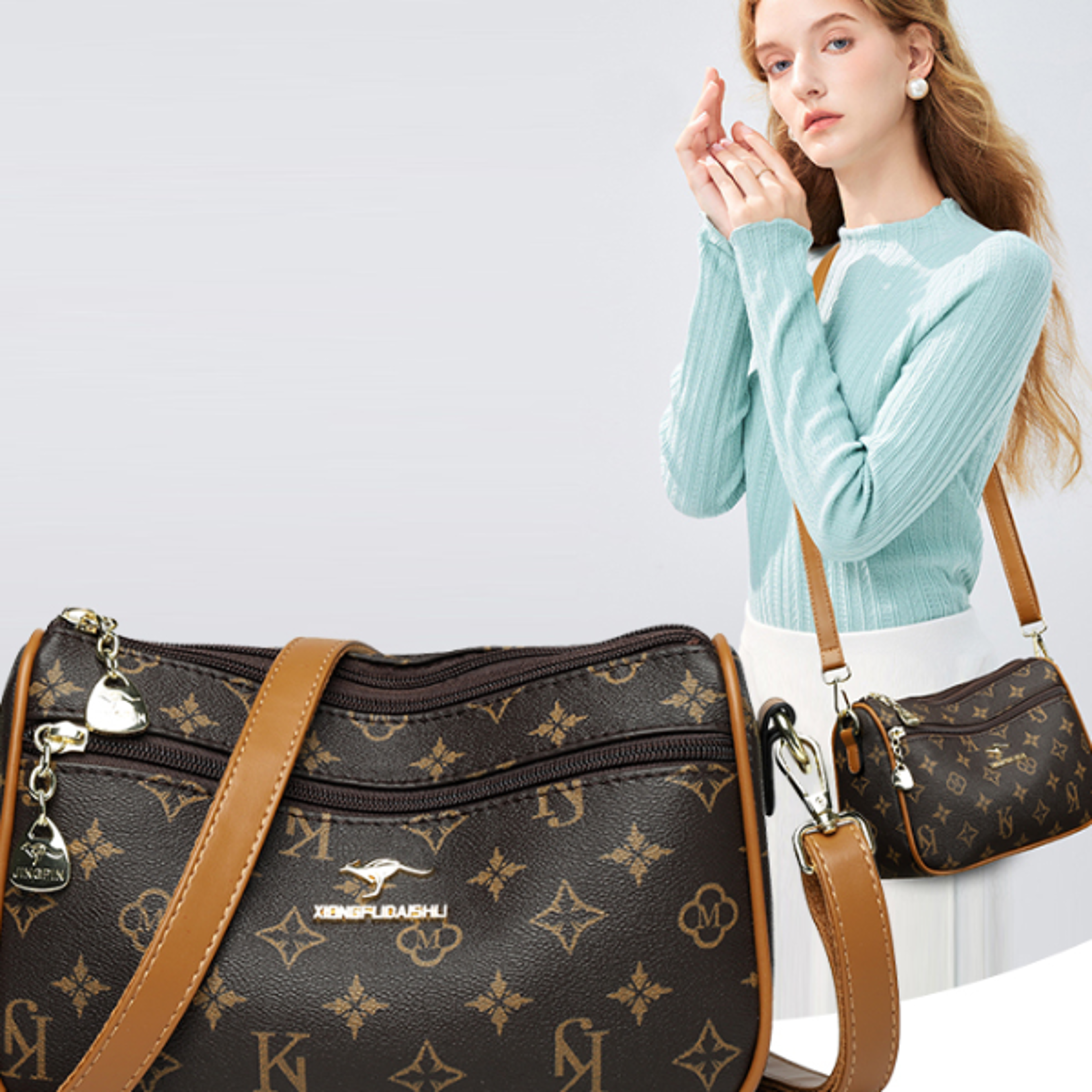 luxury pu leather crossbody bags for women designer handbags high quality stylish shoulder bags