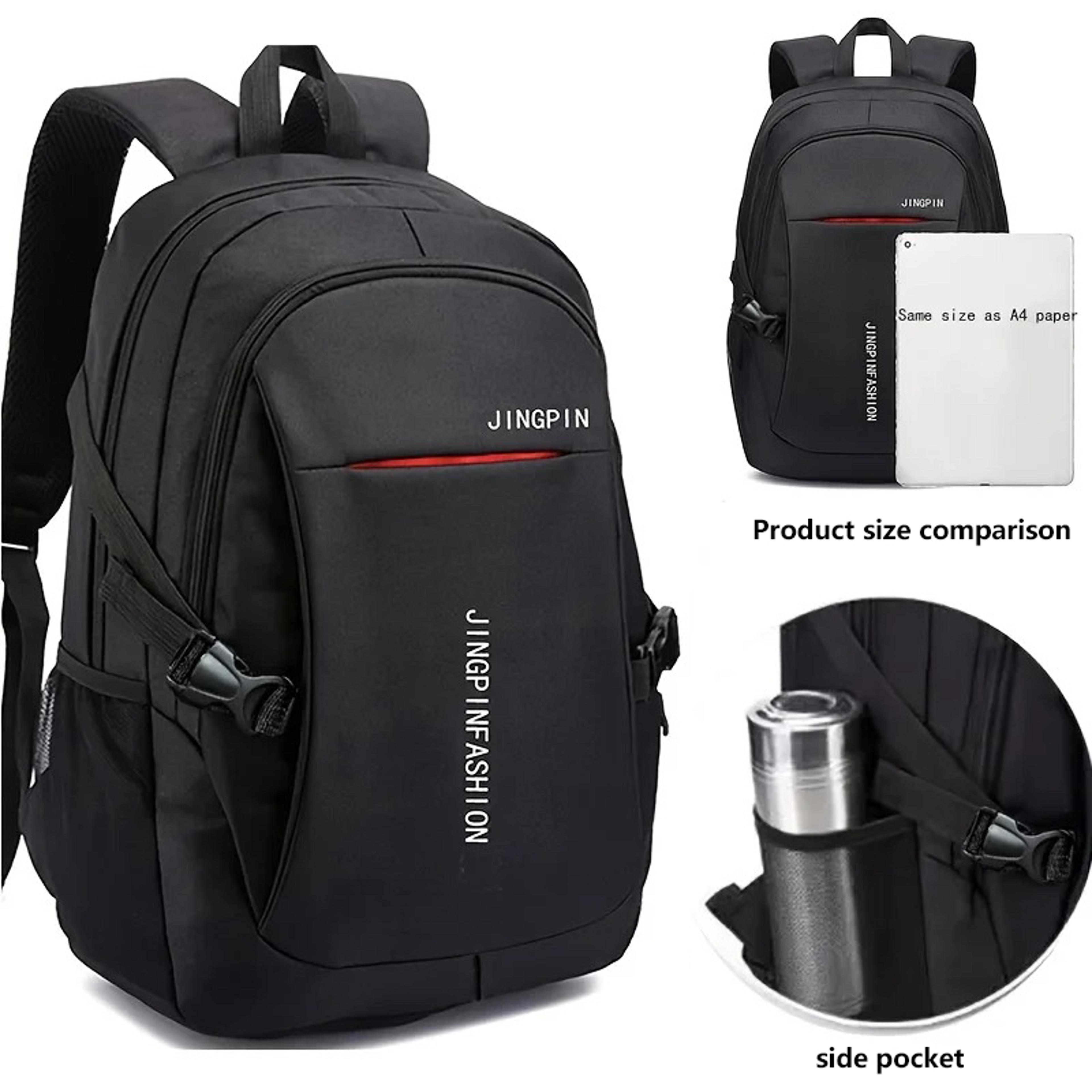 durable oxford waterproof backpack for men business travel & schoolbag