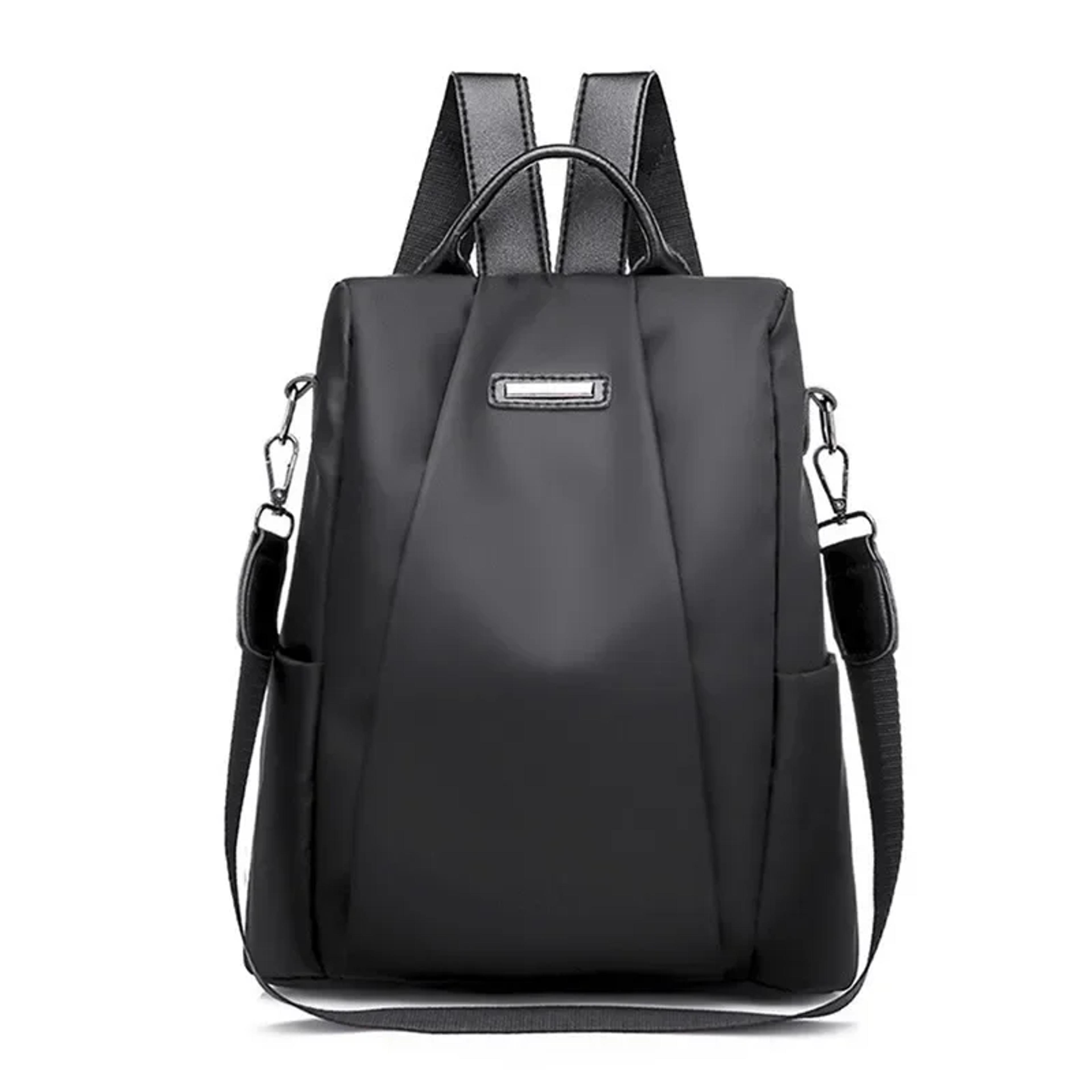 Stylish Womens Multifunctional Backpack Solid Color Detachable Shoulder Strap Casual And Portable 3