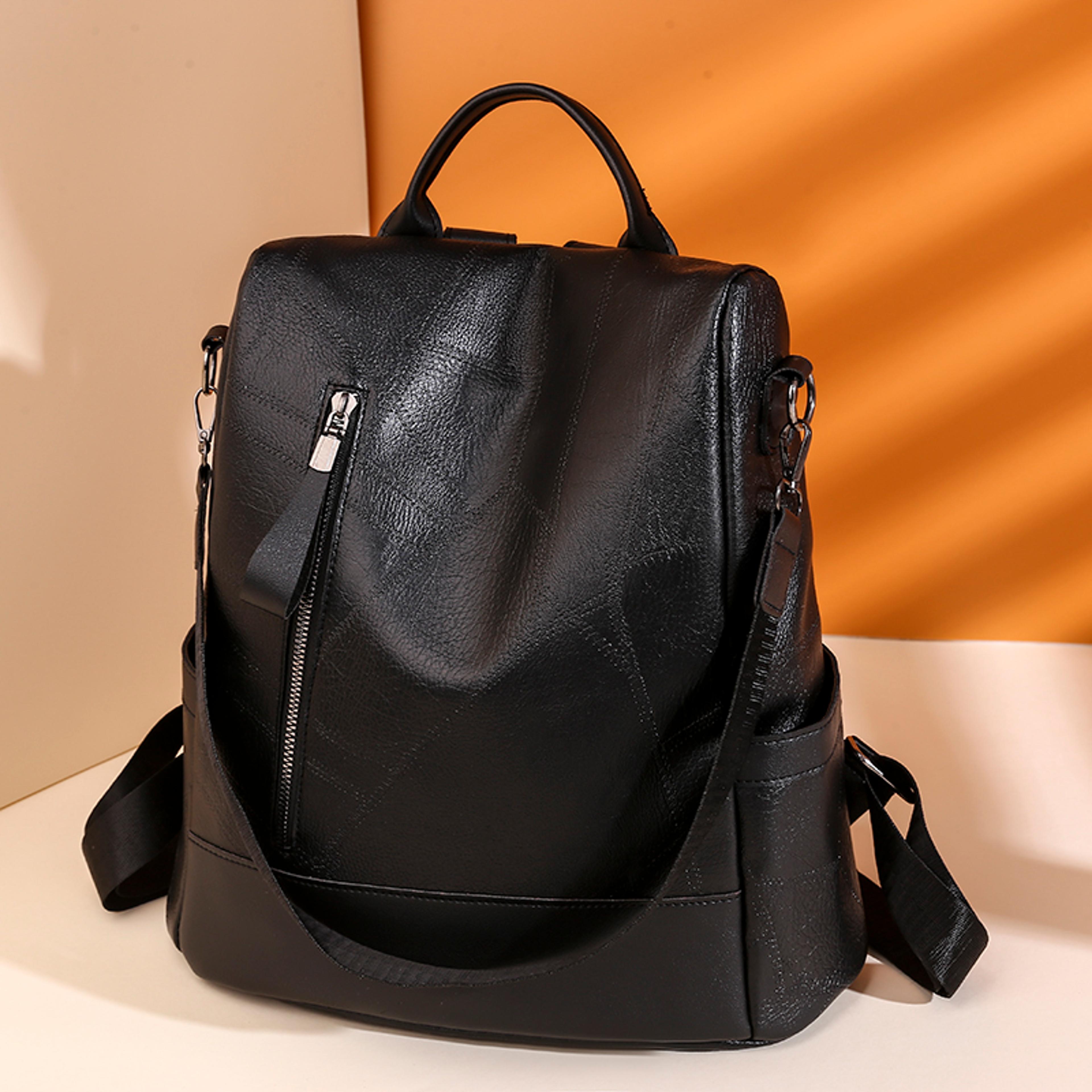 stylish womens multifunctional backpack shoulder bag ideal for travel & daily use