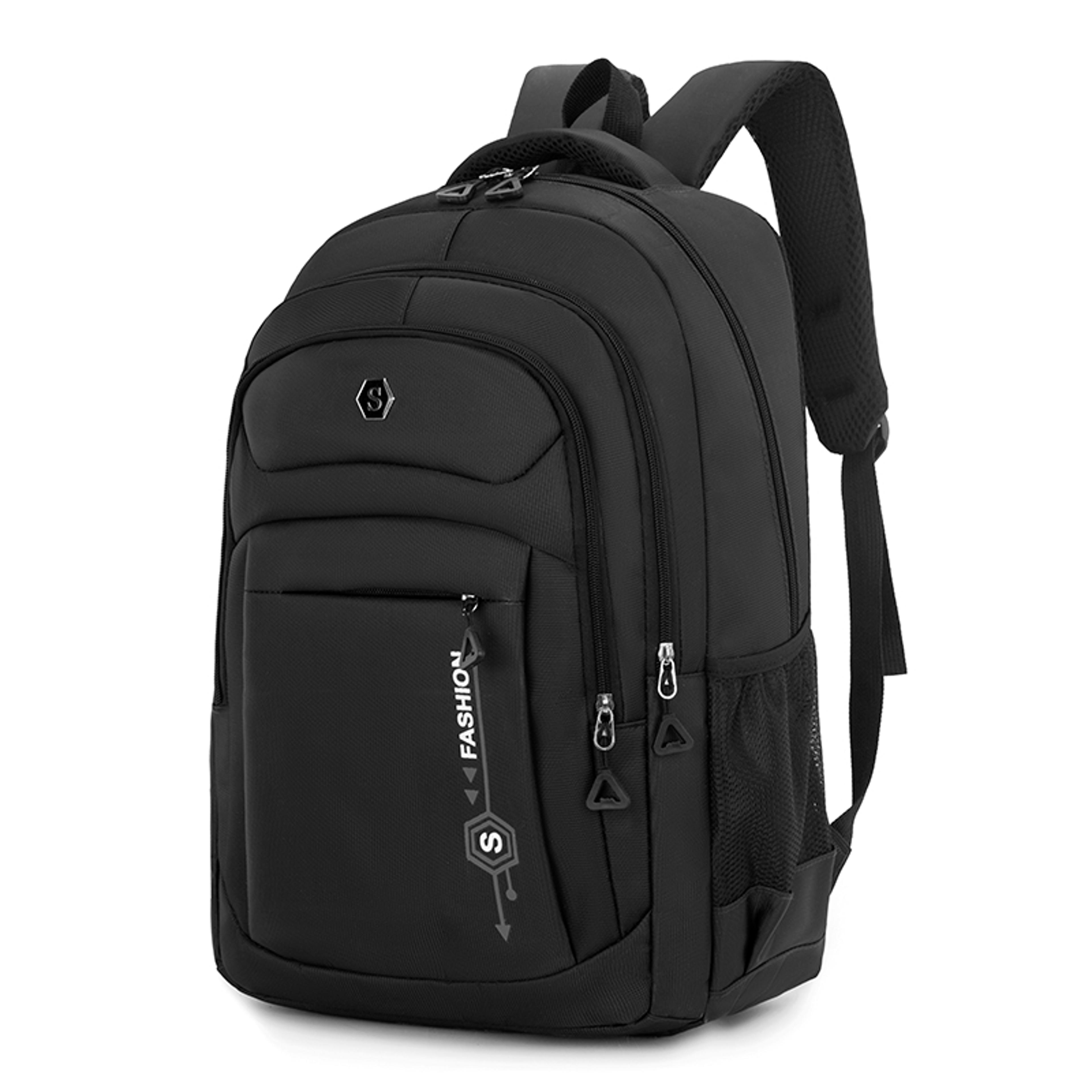 Large Capacity Commuter Backpack With Adjustable Shoulder Straps  Multiple Compartments 1