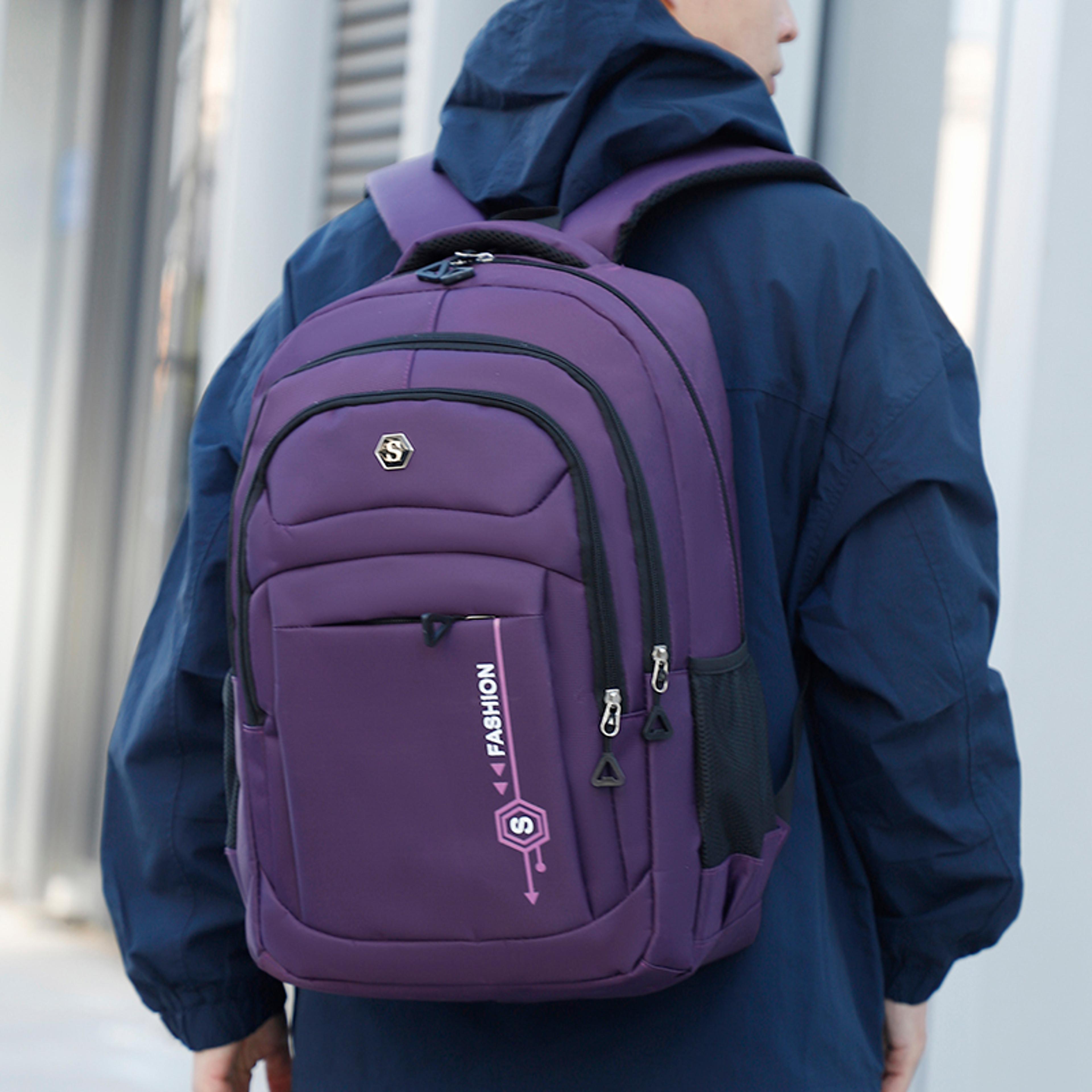 Large Capacity Commuter Backpack With Adjustable Shoulder Straps  Multiple Compartments 0