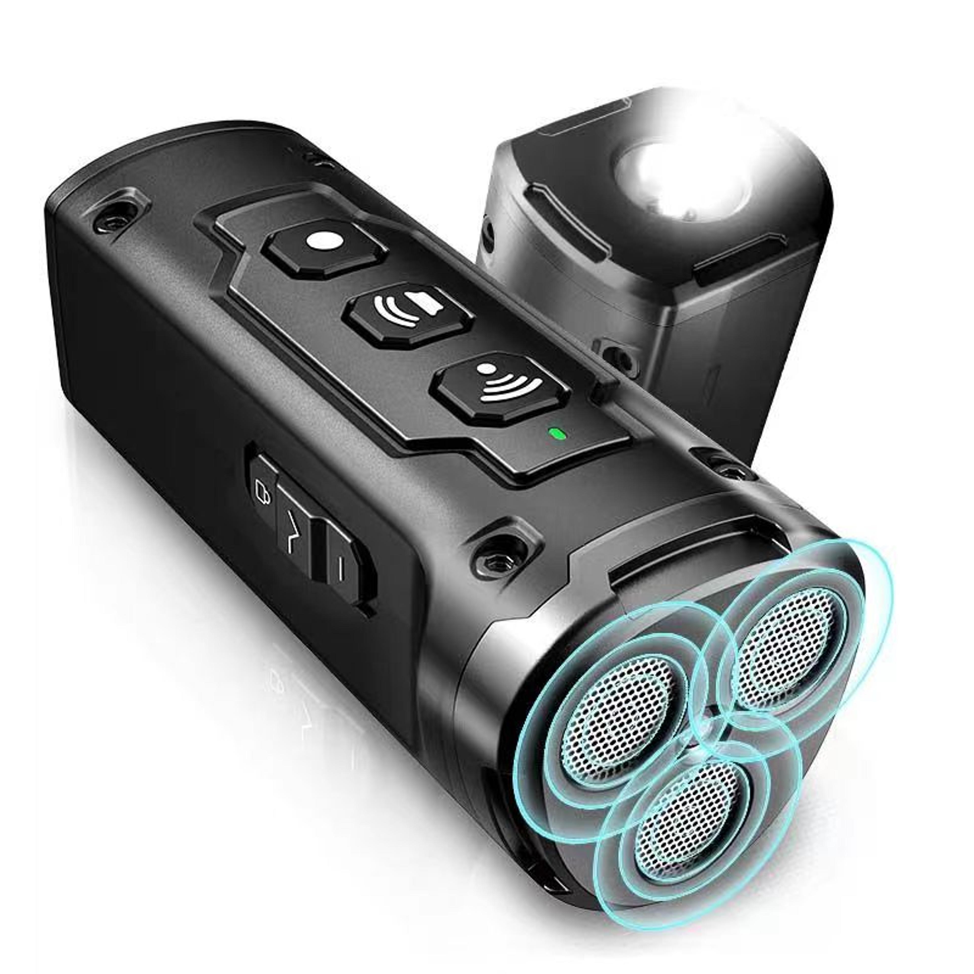 Rechargeable Ultrasonic Dog Repeller With LED Flashlight Anti Bark Training Device For Dogs 4
