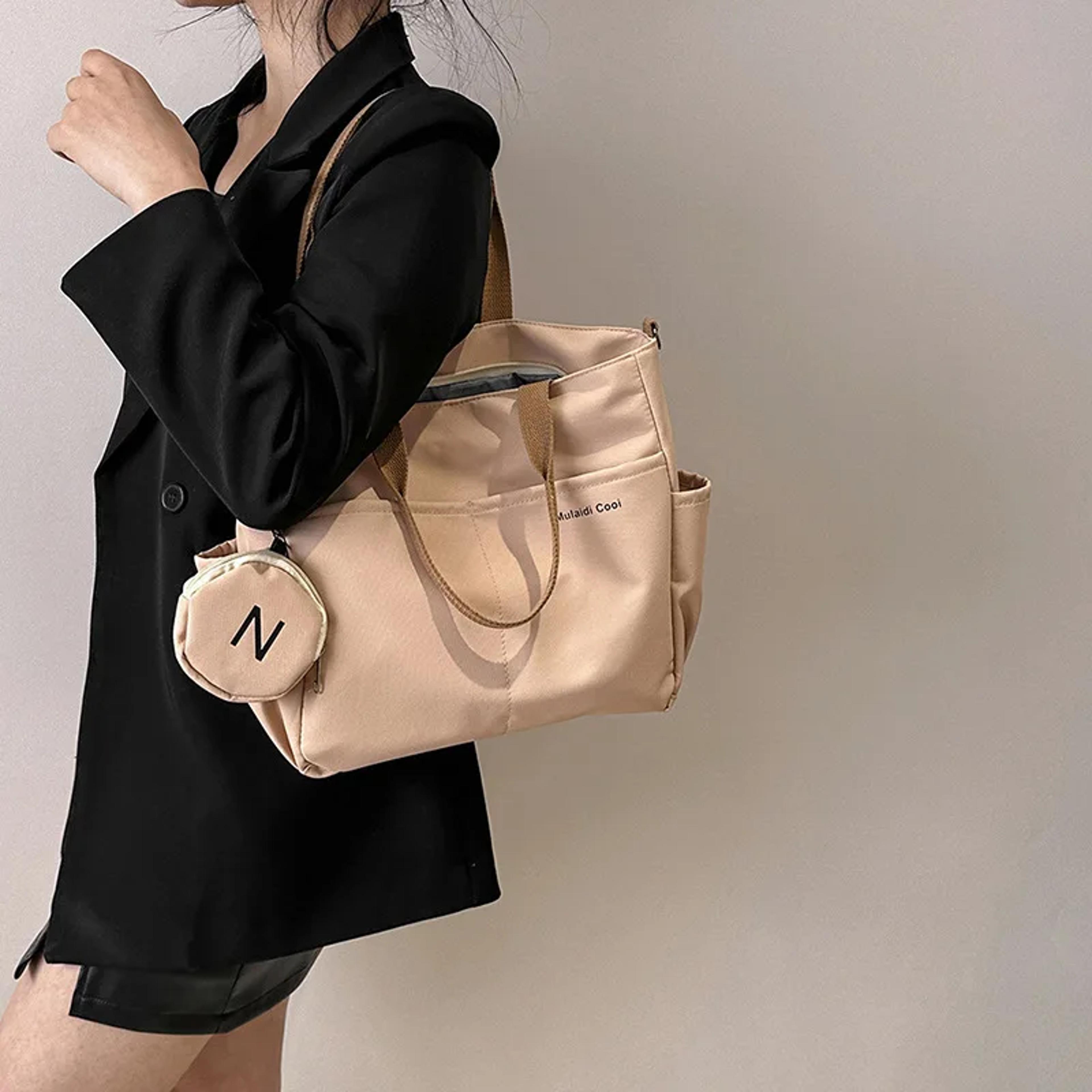 Canvas Crossbody Bag For Women Casual Shoulder Tote Messenger Handbag For Daily Use And School 3