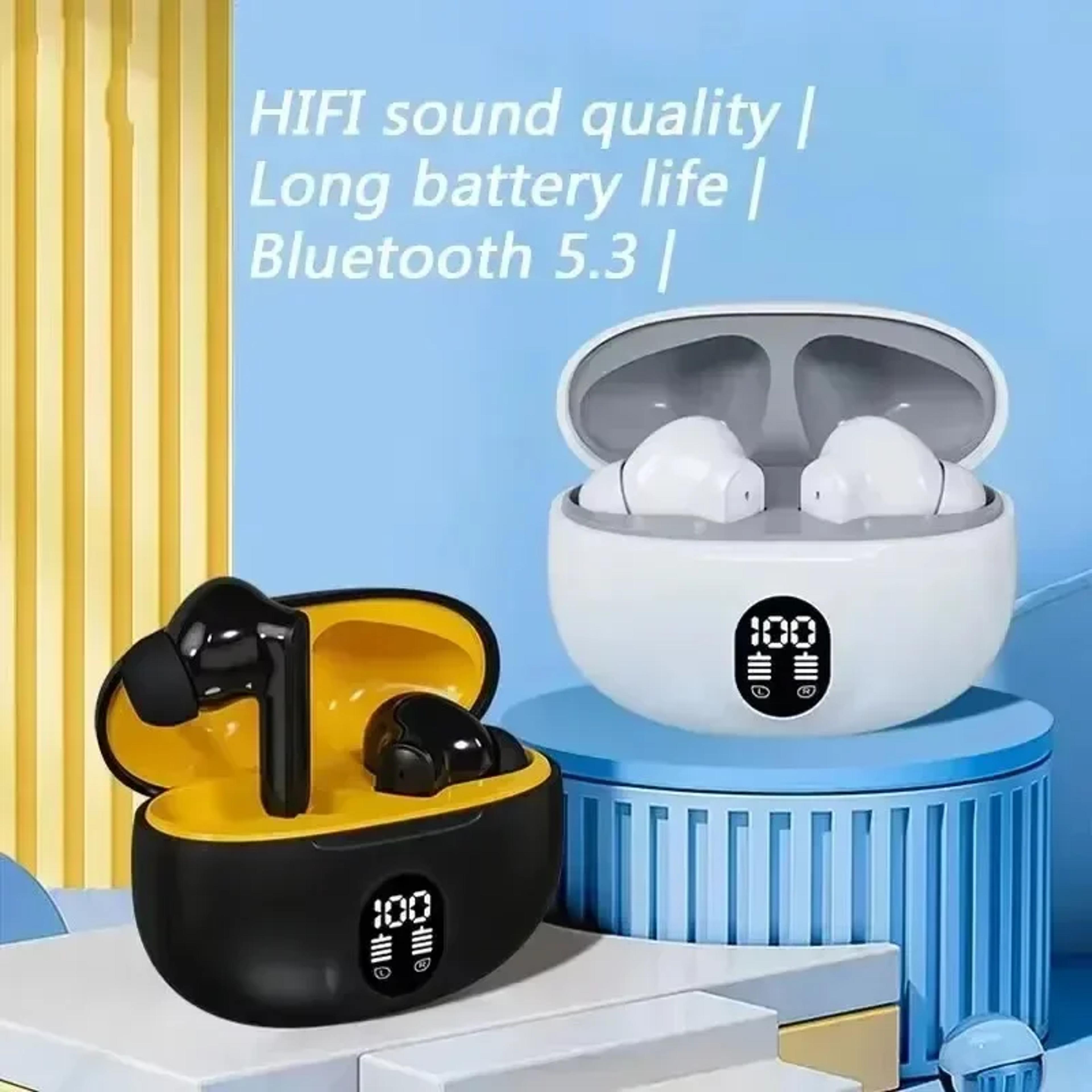 TWS Wireless Gaming Headphones With Microphone Noise Reduction  High Fidelity Bass Earphones 4