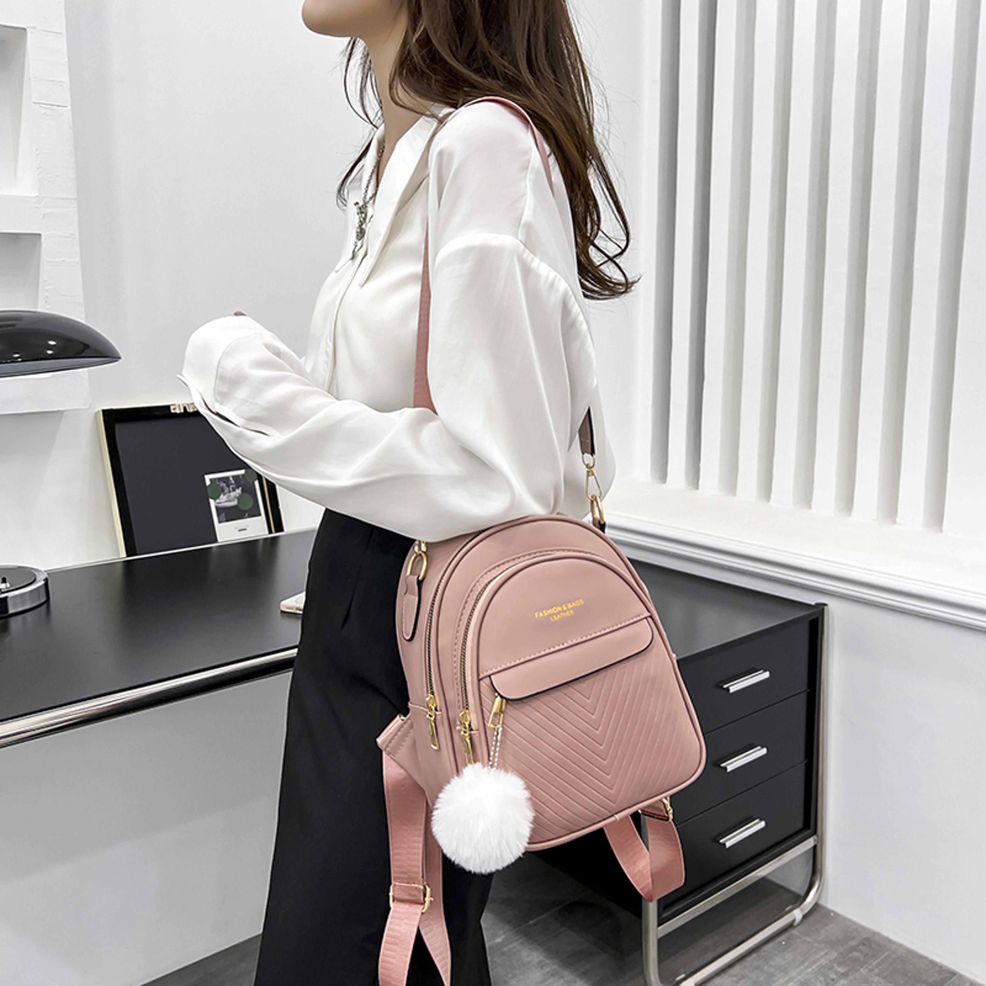 Stylish Small Backpack For Women Versatile Fashionable Casual Bag 5