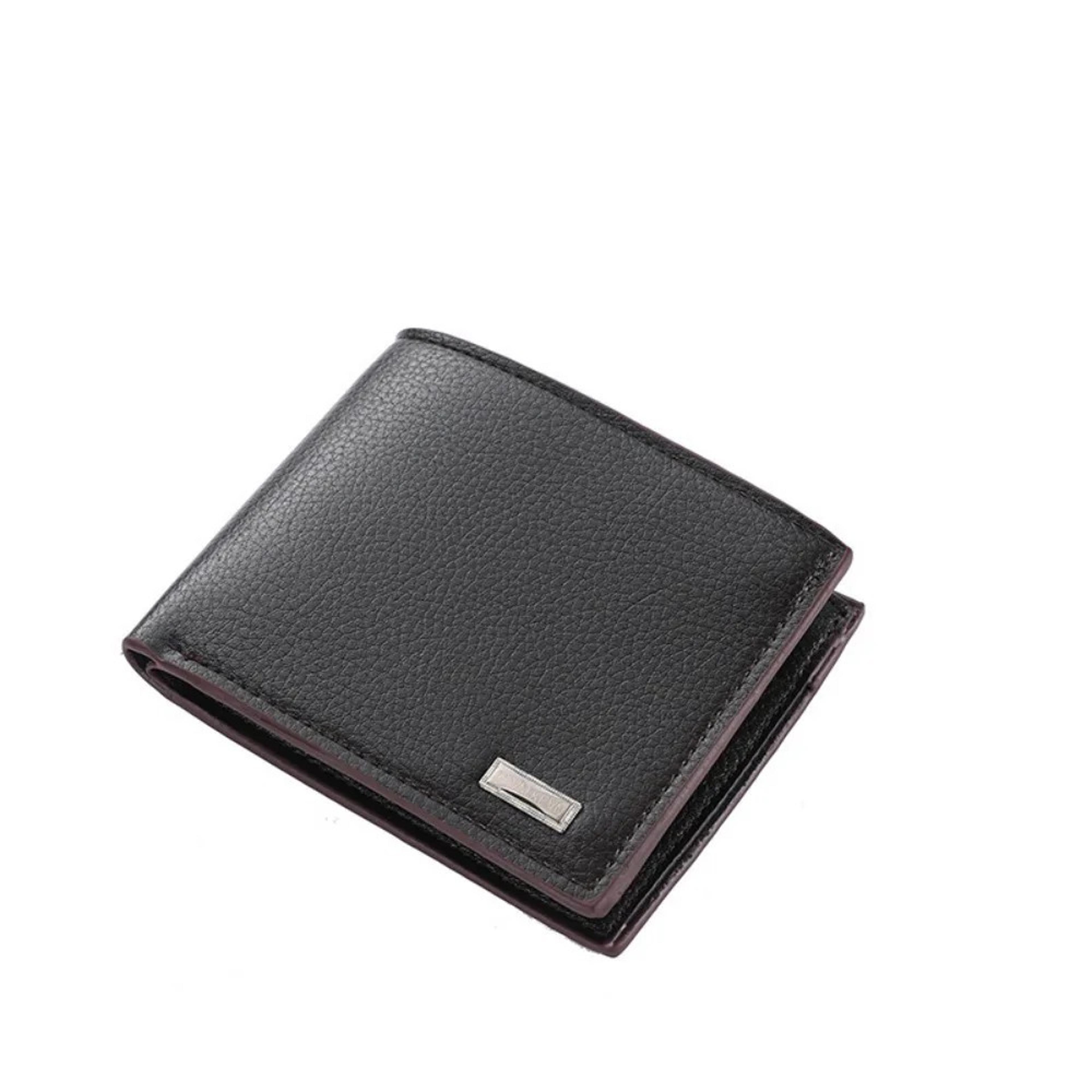 Classic Retro Short Wallet For Men Waterproof Credit Card Holder With Coin Pocket 2