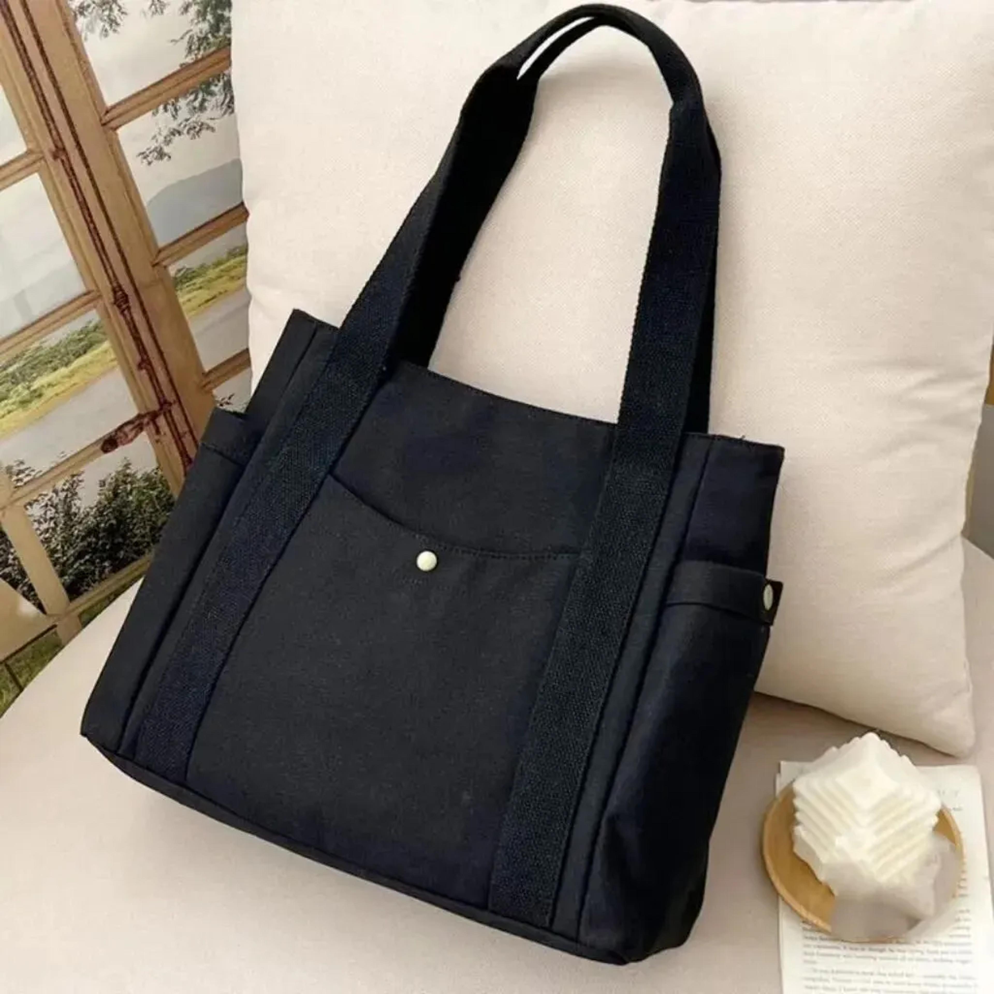Large Capacity Canvas Tote Bag For Work Commuting And Everyday Use Versatile Shoulder Bag For Art B 7