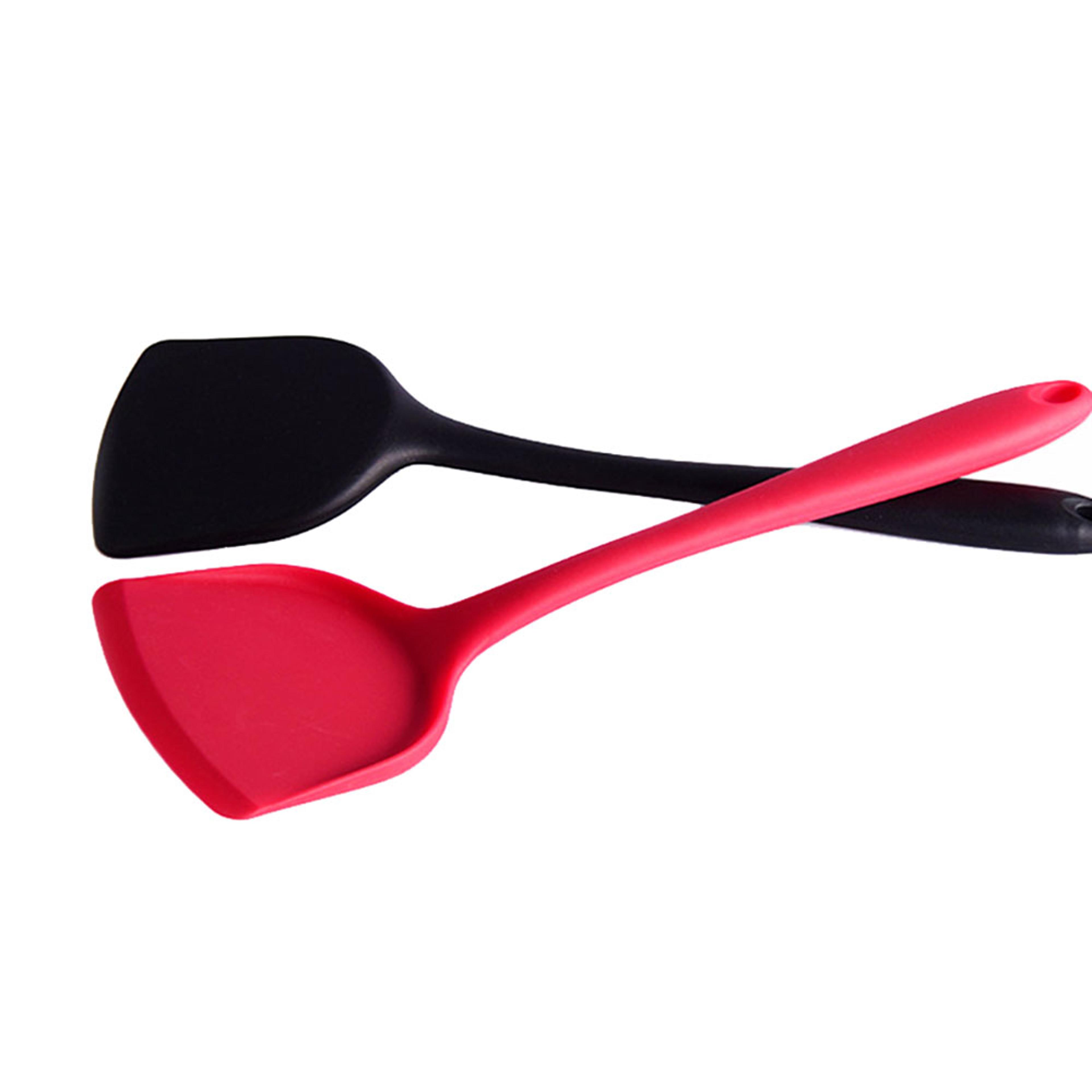 Food Grade Silicone Wok Spatula Non Stick Turner For Cooking  Baking 1