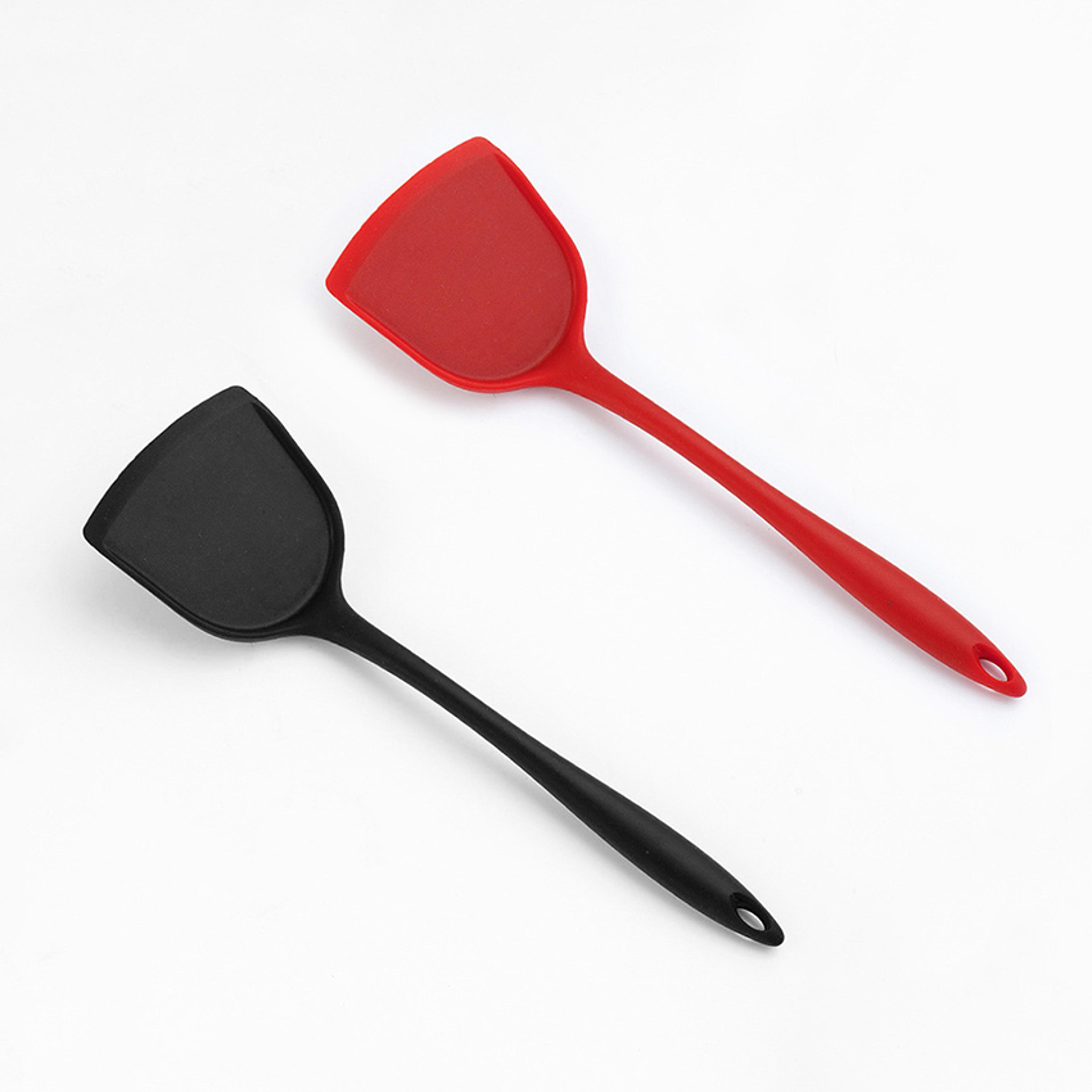 Food Grade Silicone Wok Spatula Non Stick Turner For Cooking  Baking 4
