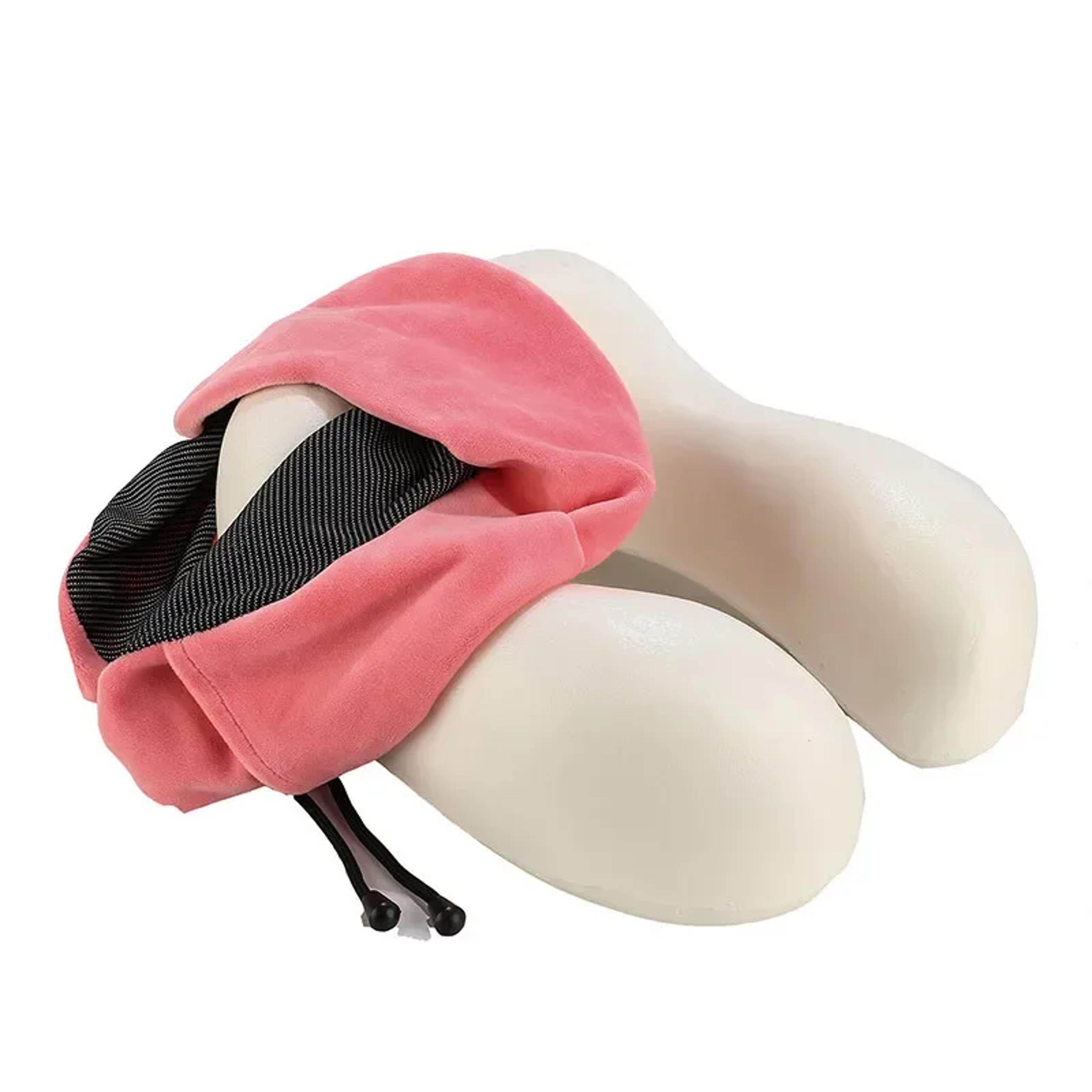 Soft U Shaped Memory Foam Neck Pillow For Travel  Sleeping Cervical Support  Massage 2