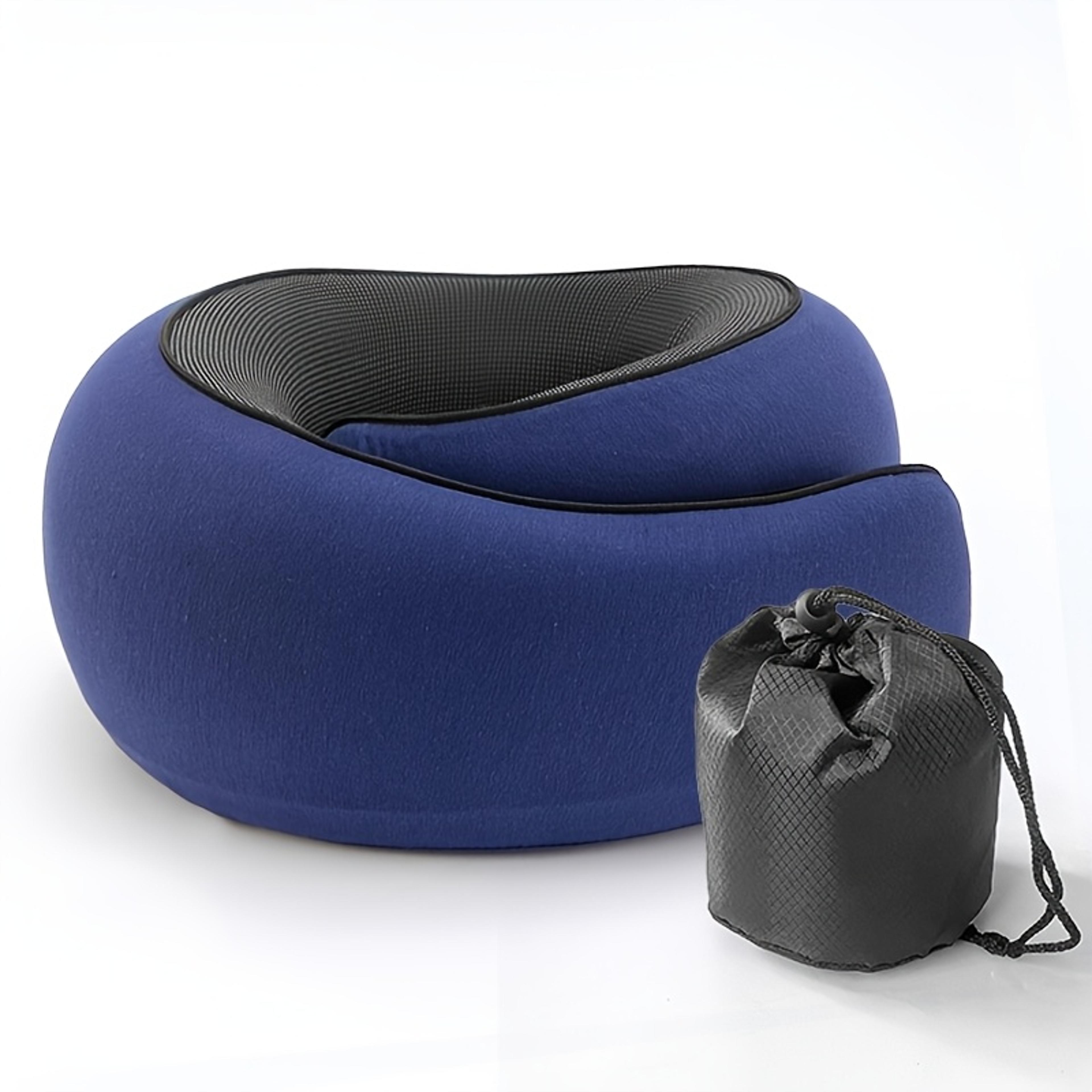 Snail Style U Shaped Memory Foam Travel Neck Pillow Adjustable Support For Travel And Nap Time 5