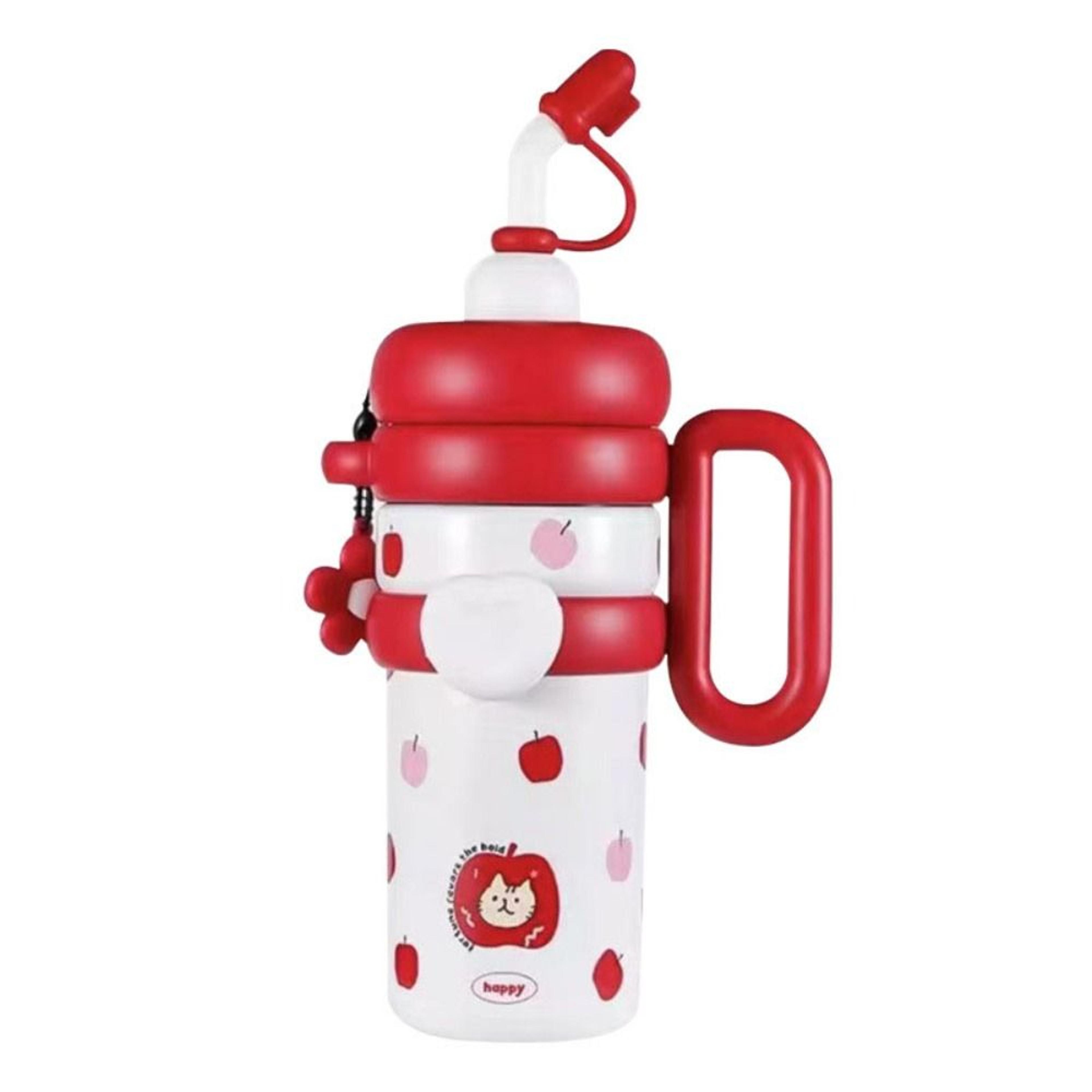 Insulated Stainless Steel Thermos Coffee Cup With Handle 2