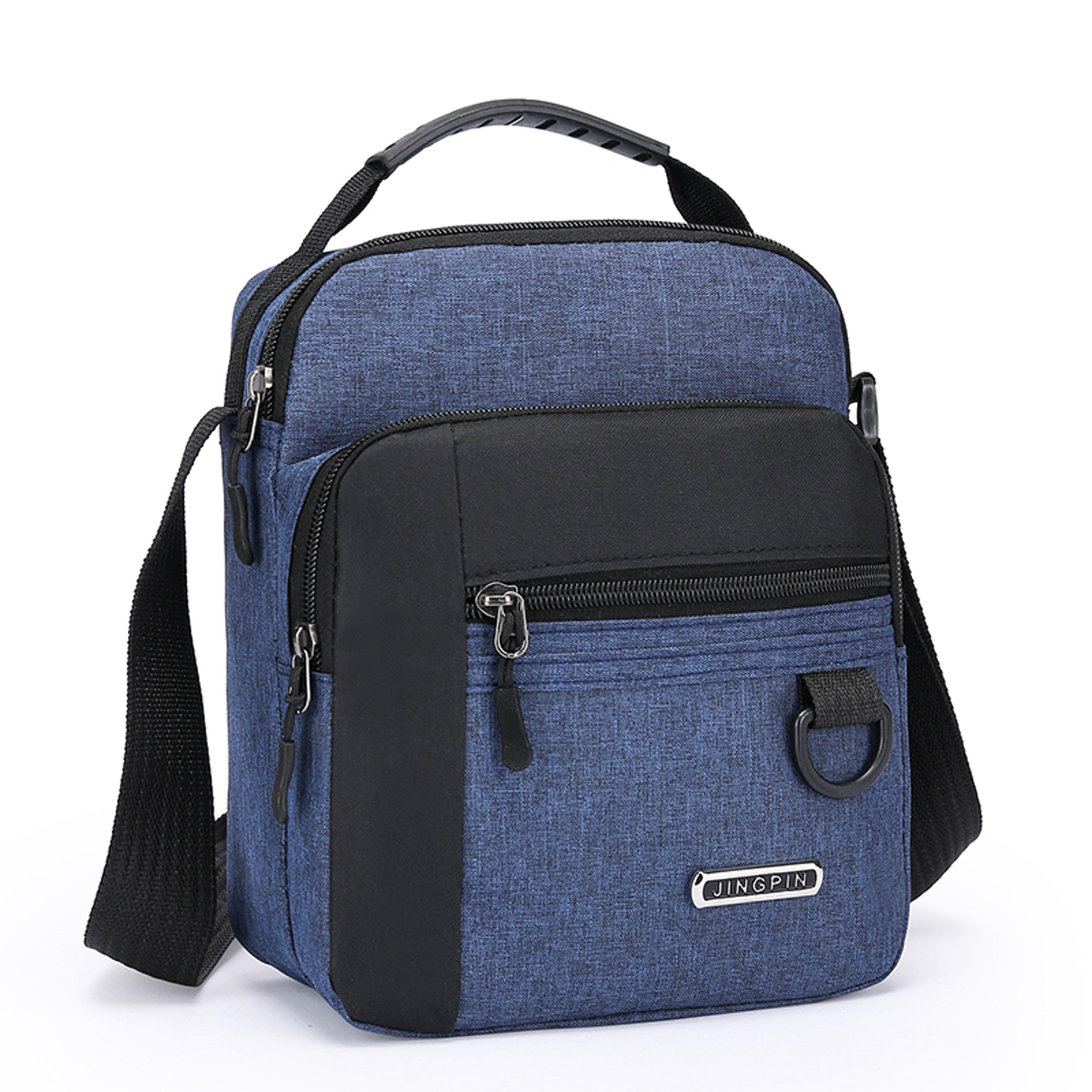 Large Capacity Mens Waterproof Shoulder Bag With Multiple Pockets 5