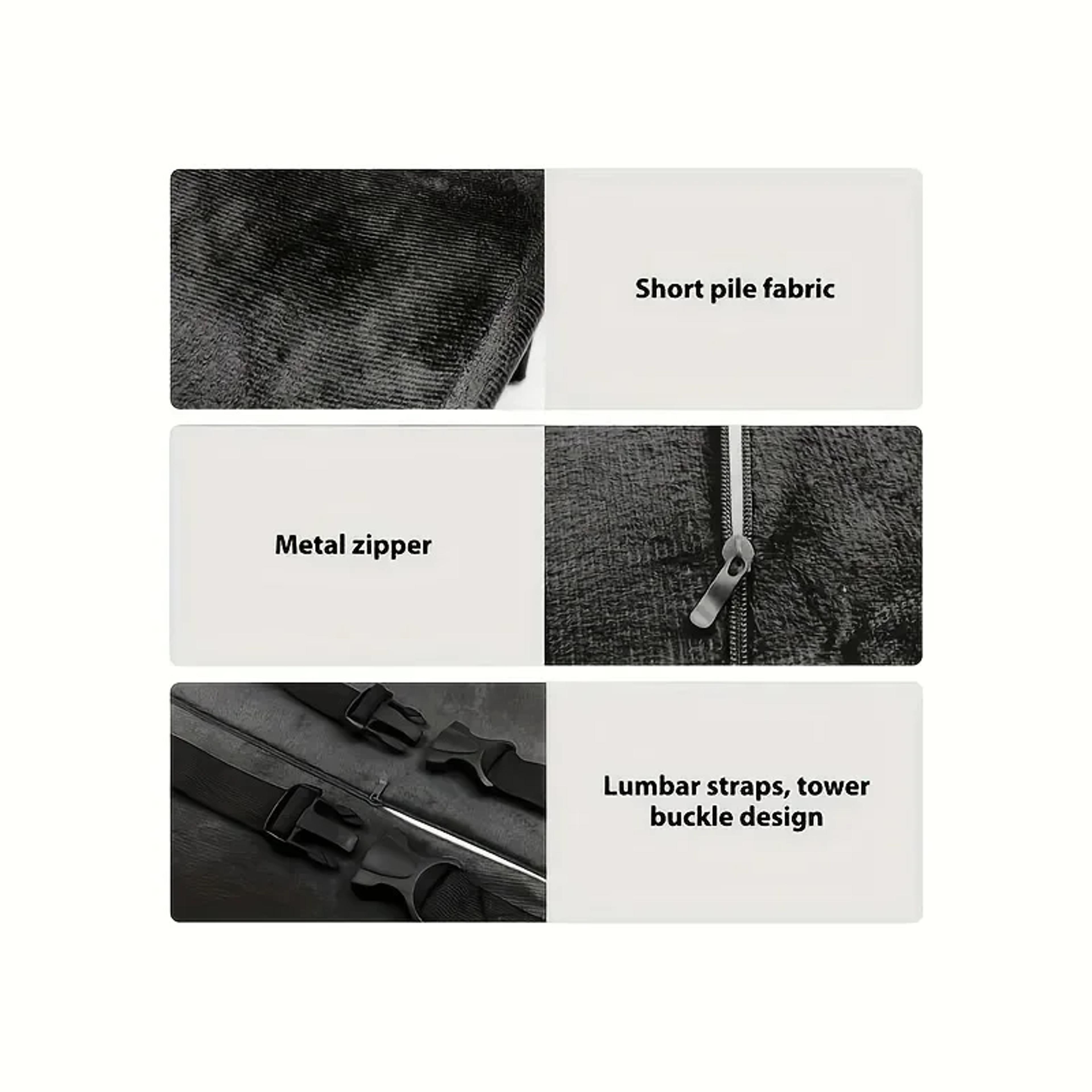 Premium Memory Foam Lumbar Support For Office Chair  Car Seat 4