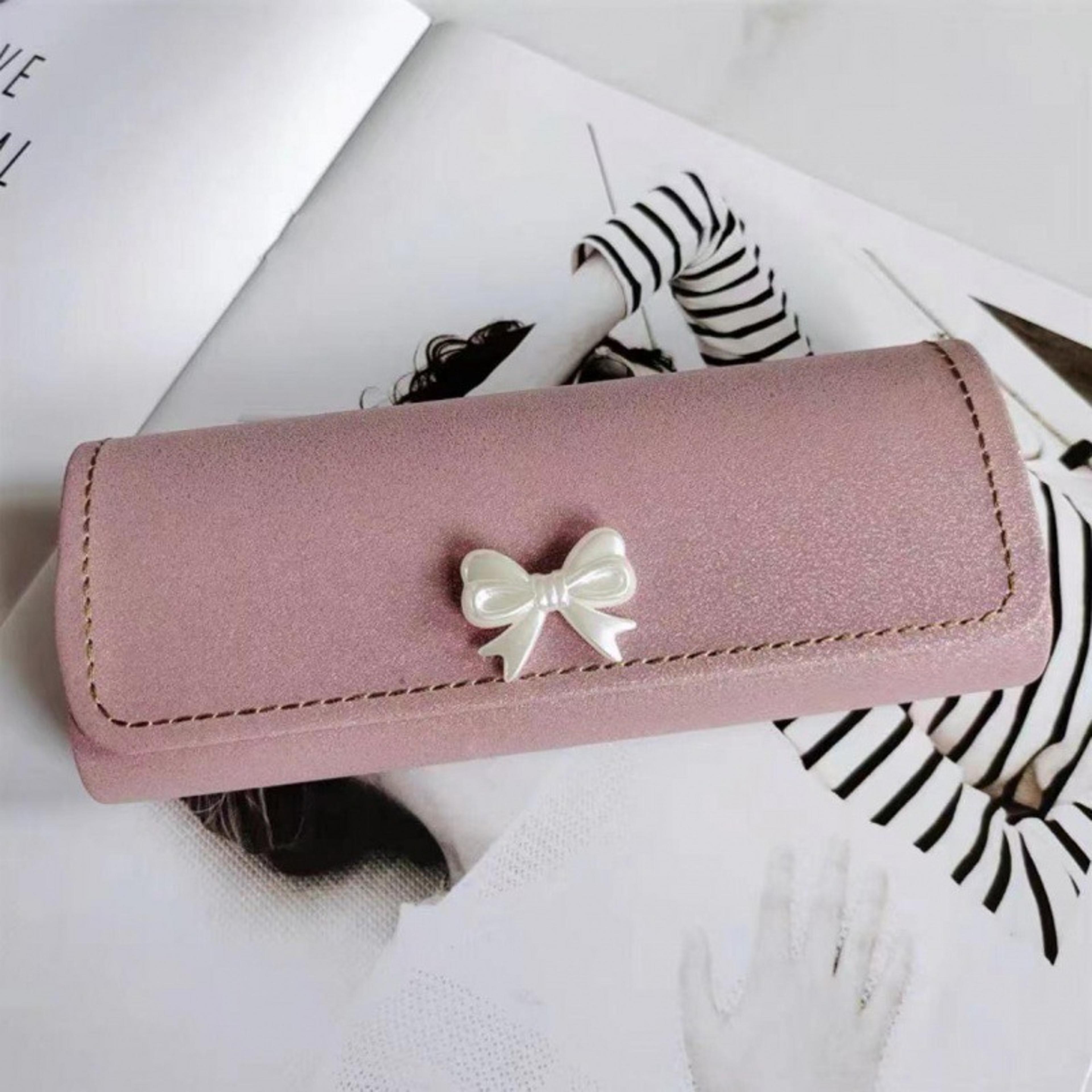 Cute Bow Myopia Glasses Case Fashionable Portable  Anti Drop Storage For Students 6