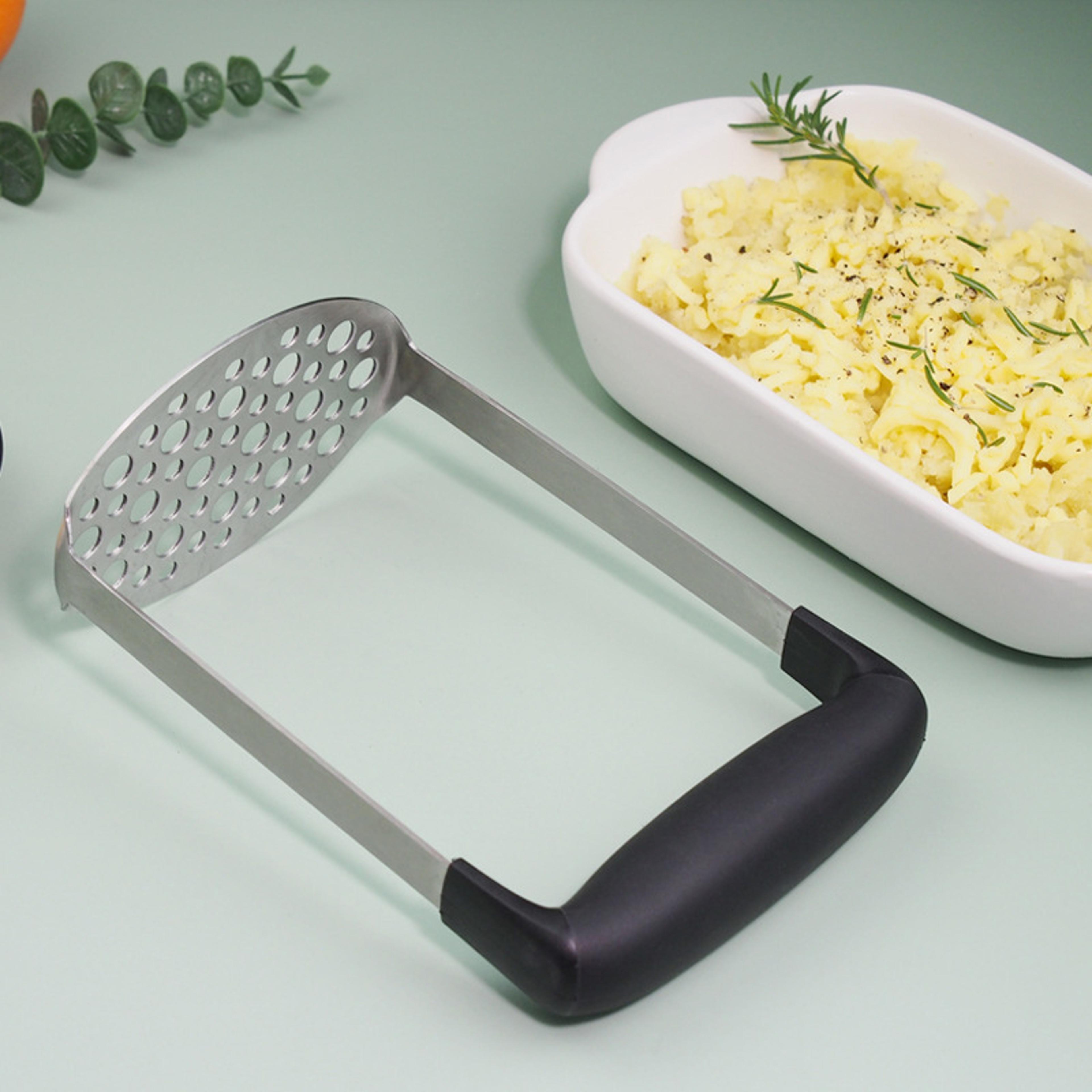 Stainless Steel Potato Masher For Smooth Mashed Potatoes Perfect Puree  Fruit Juice Maker 1