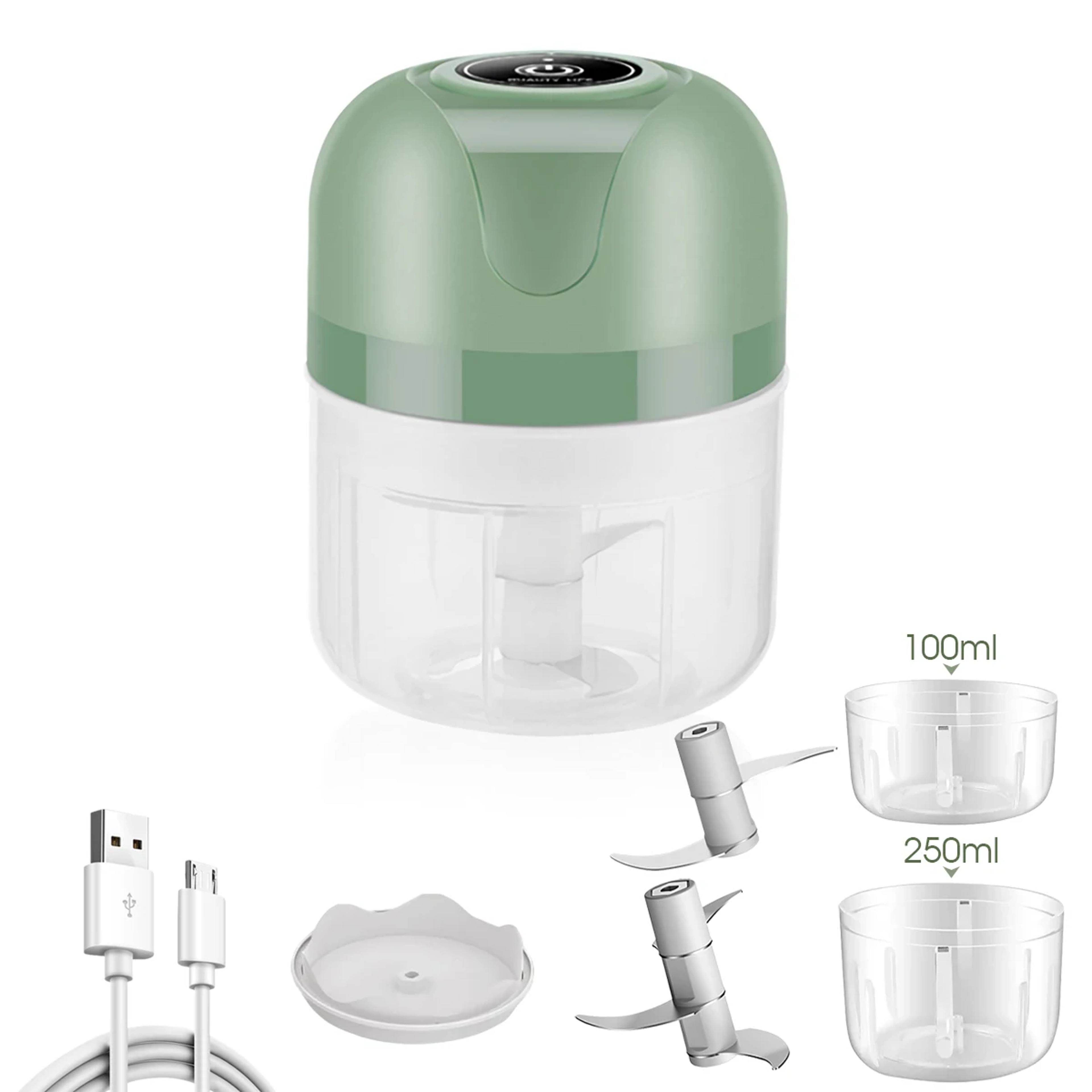 Mini Electric Garlic Chopper  Portable Food Processor 5