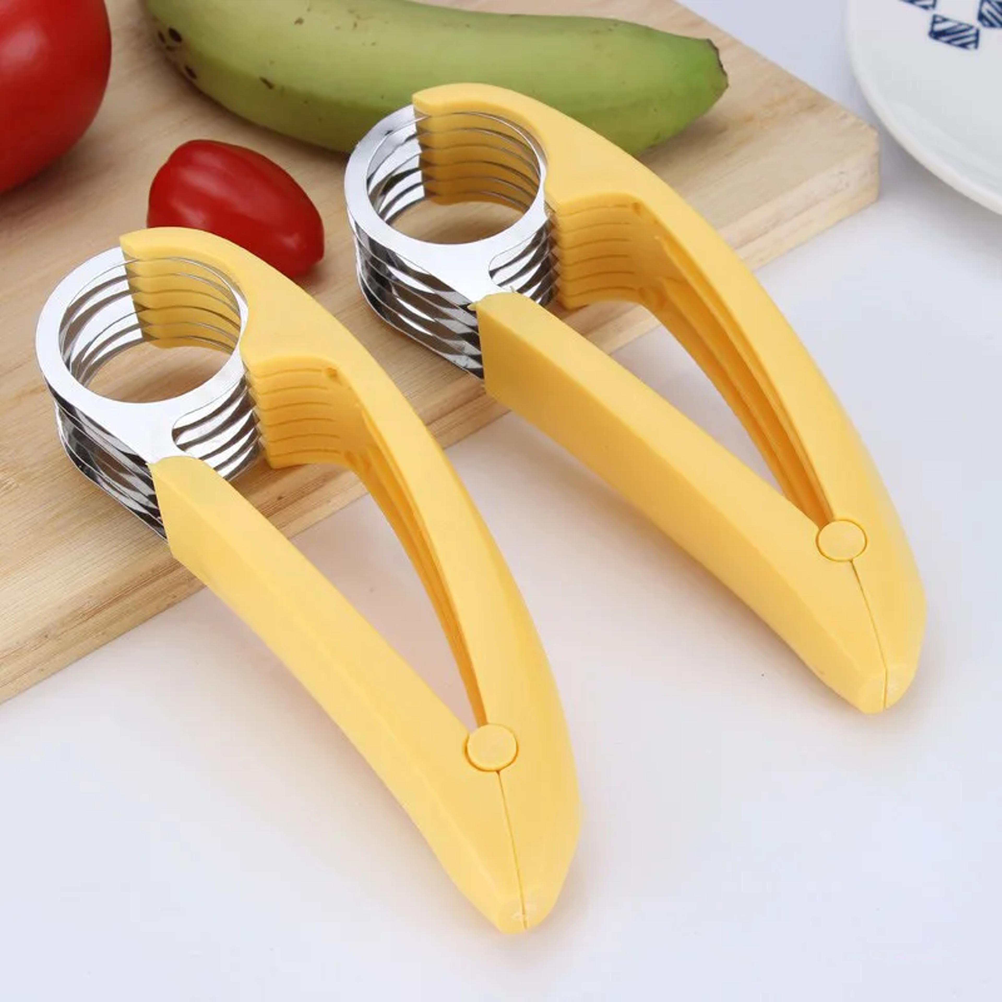 Gemini Said Precision Stainless Steel Banana Slicer  Multi Purpose Fruit Cutter 4