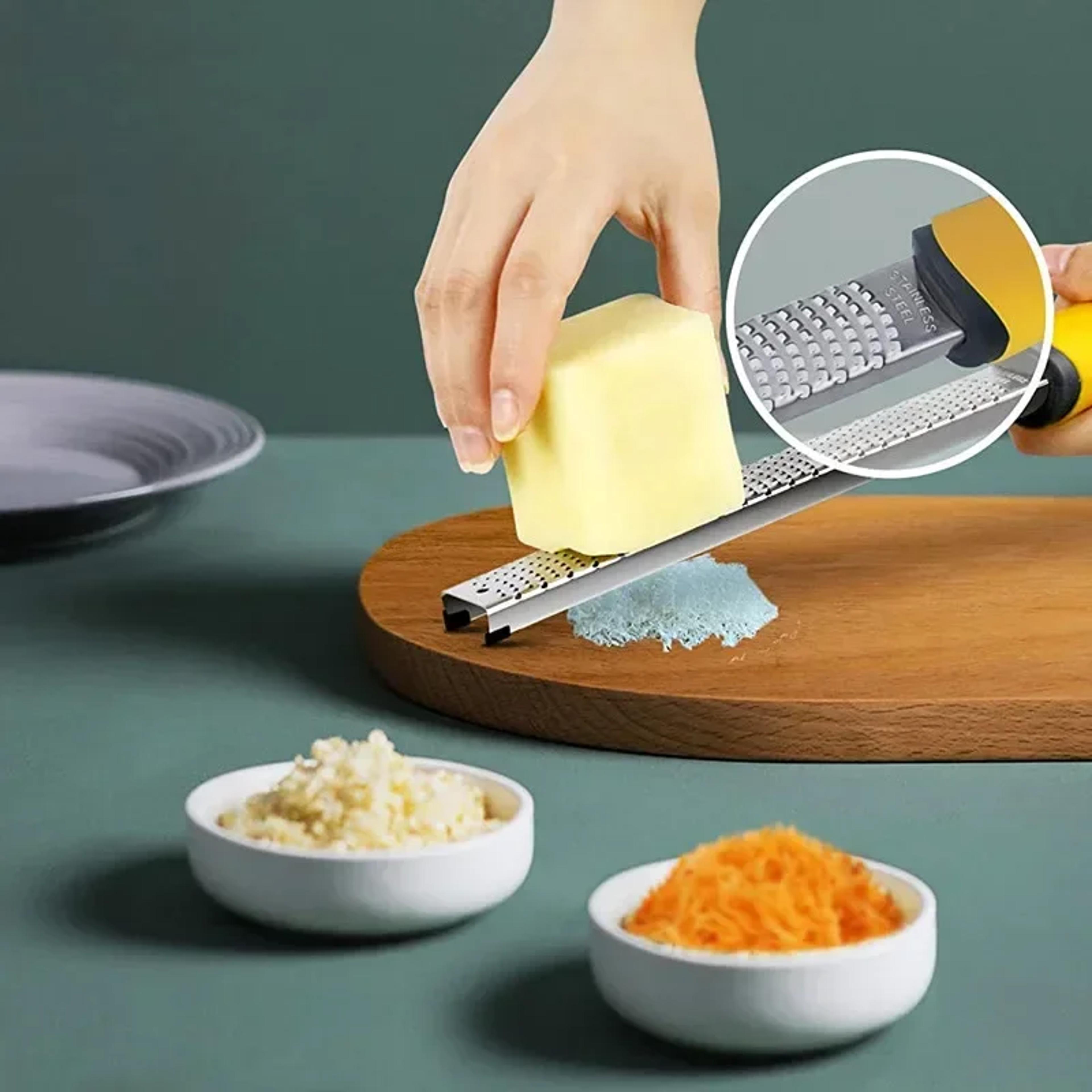 Stainless Steel Cheese Grater  Lemon Zester With Non Slip Comfort Handle Multifunctional Kitchen Gr 2