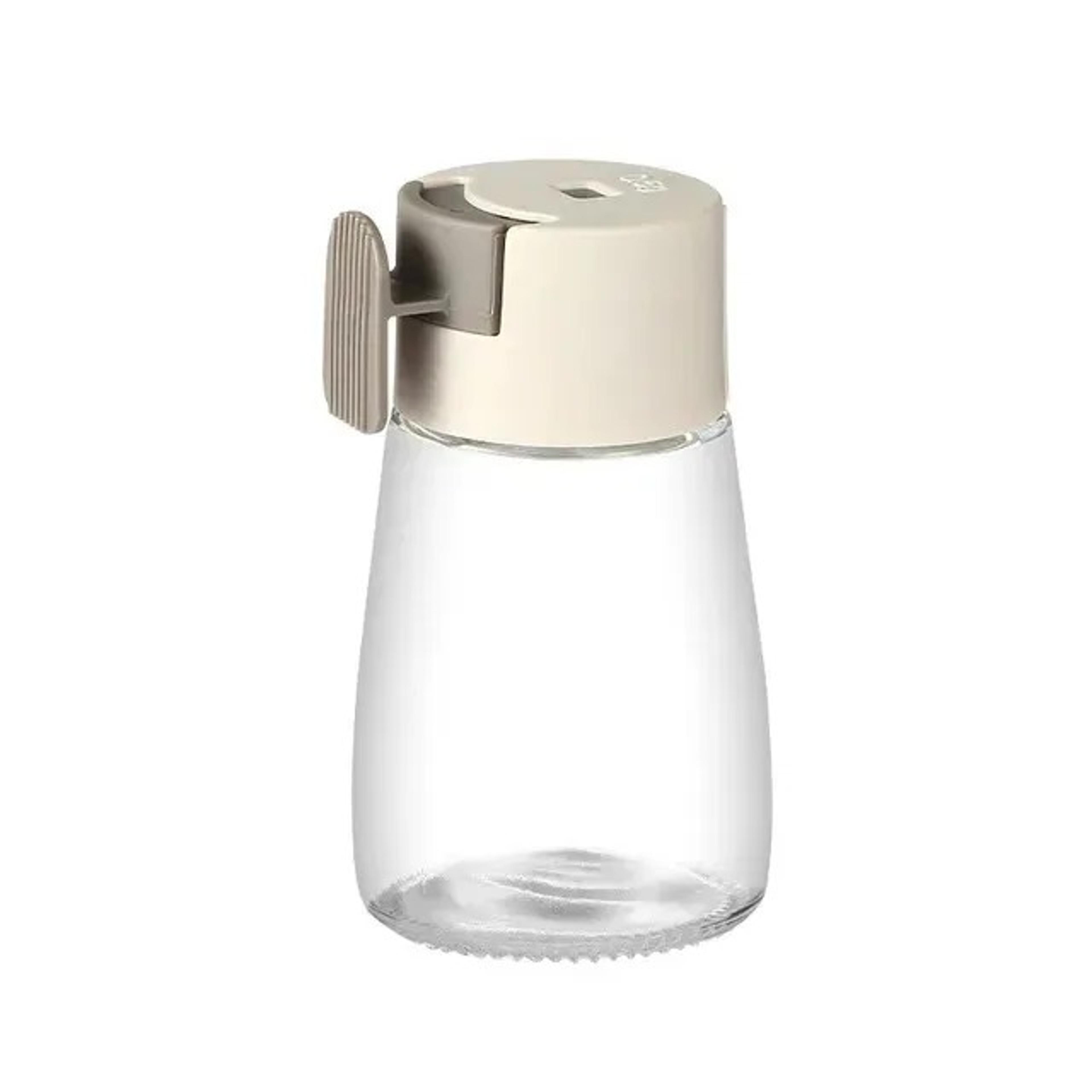 Upgrade Precise Quantitative Push Type Airtight Glass Seasoning Bottle For Salt  Condiments 8