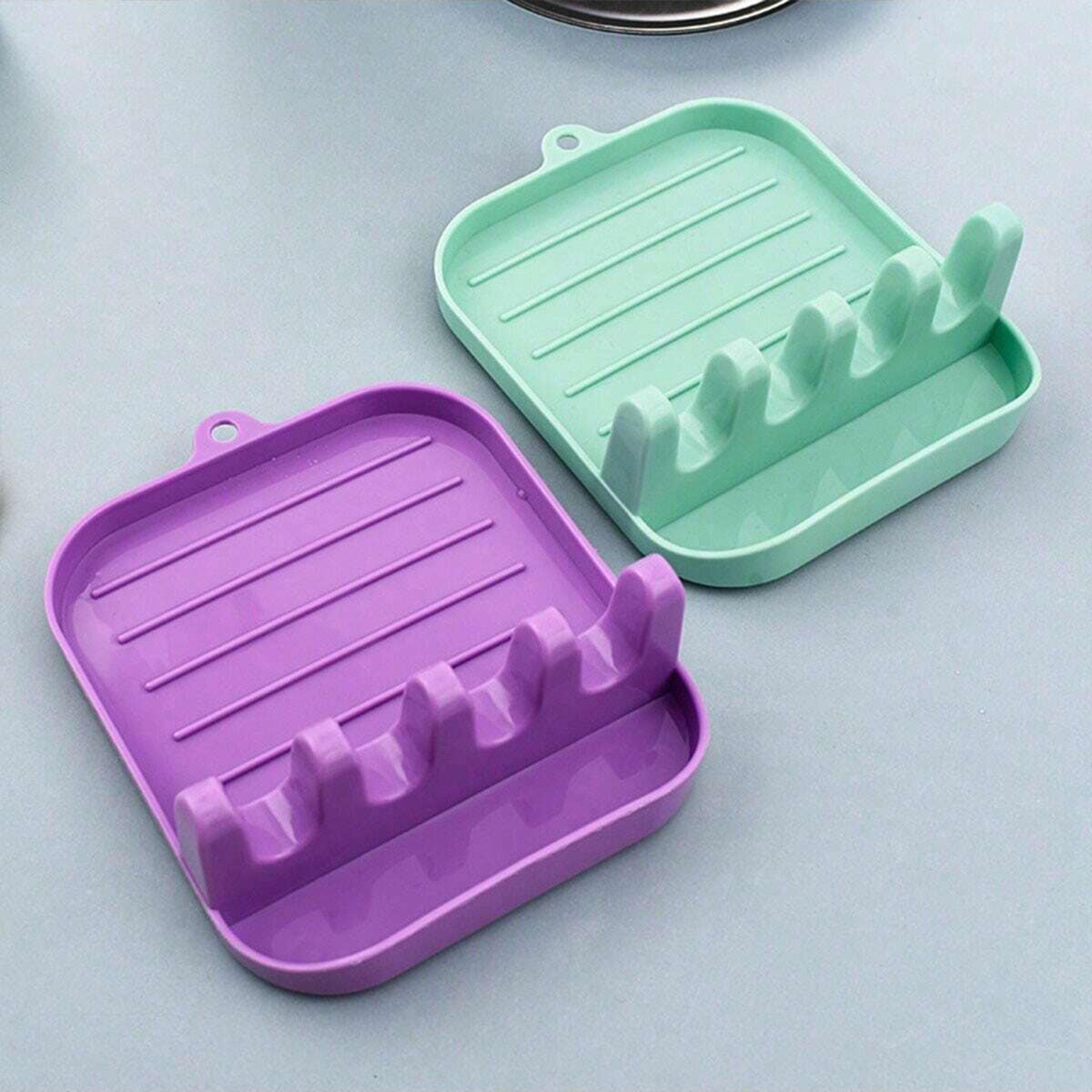 Multi Function Kitchen Utensil Holder And Spatula Rack Organizer With Drip Tray 0