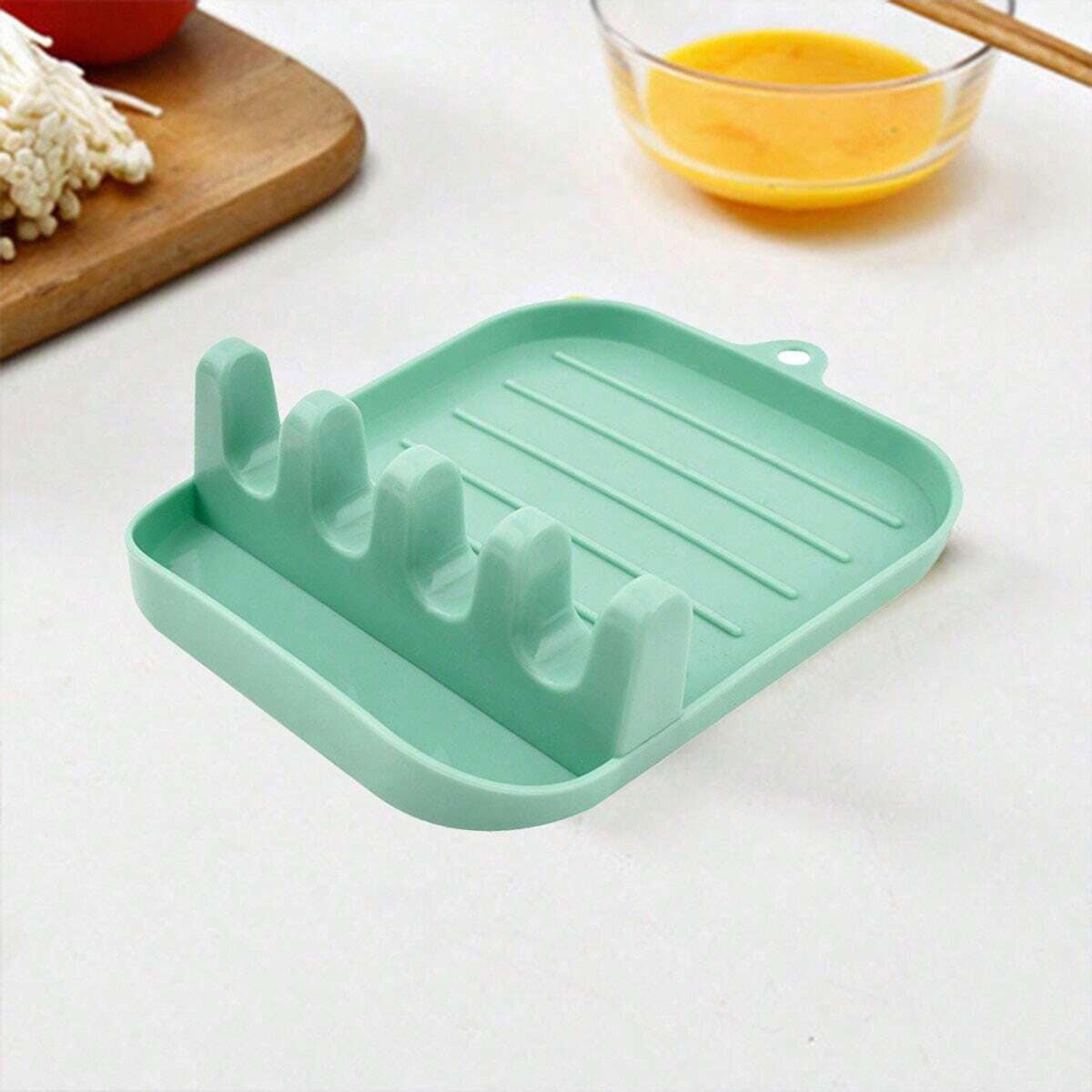 Multi Function Kitchen Utensil Holder And Spatula Rack Organizer With Drip Tray 3