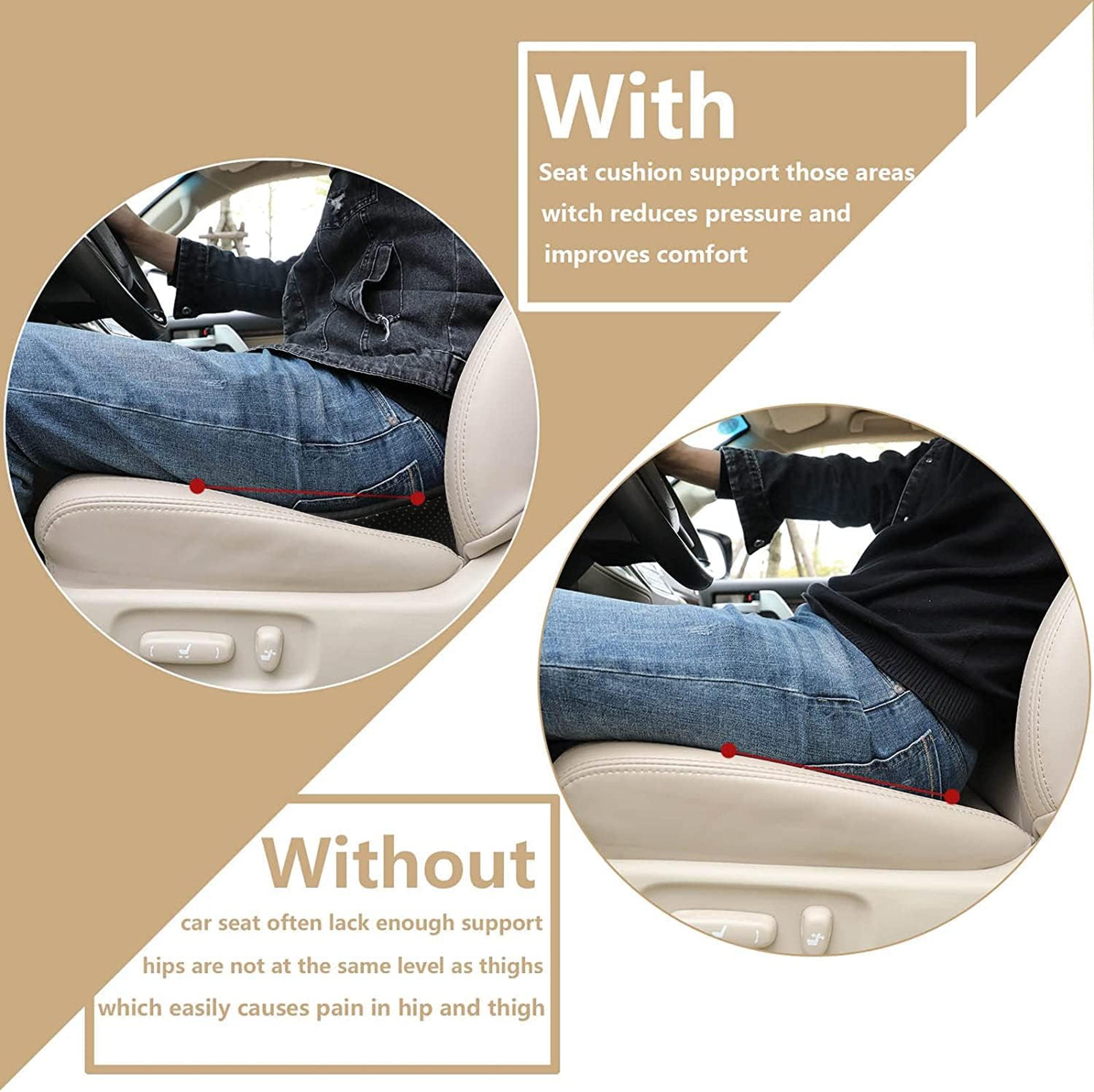 Memory Foam Car Seat Cushion For Sciatica And Lower Back Relief 2