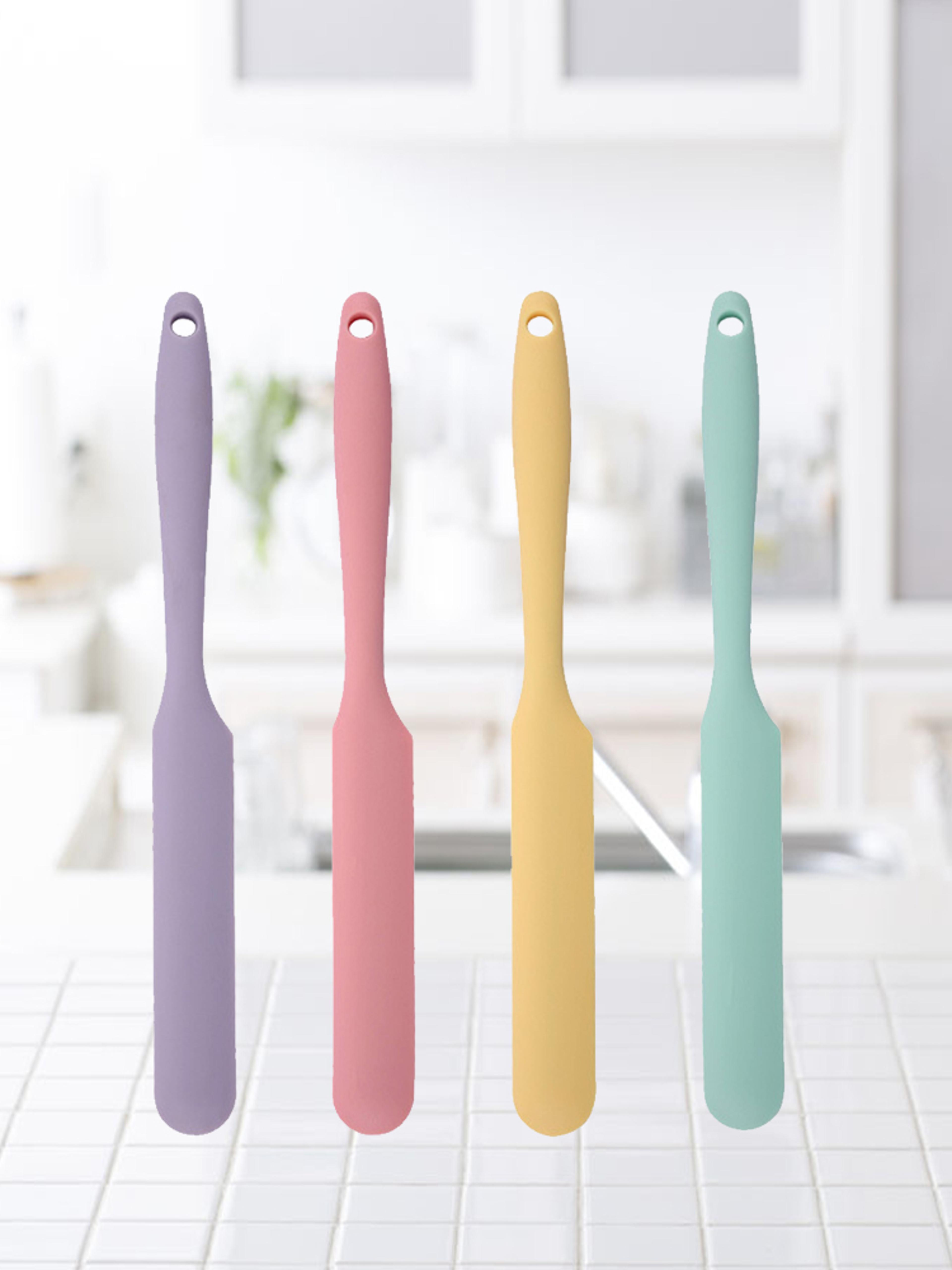 food grade silicone spatula cake scraper heat resistant frosting spatula