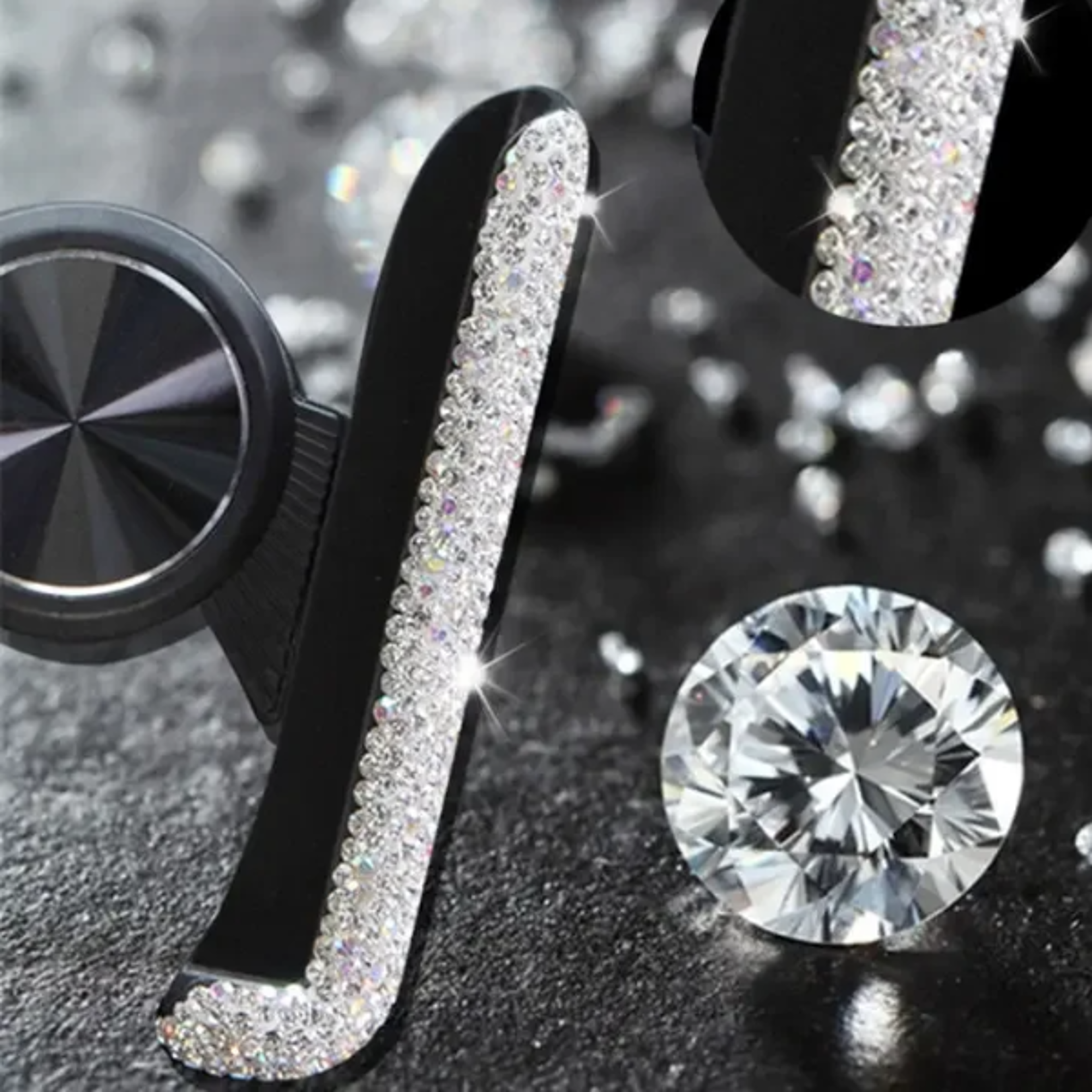 Diamond Bling Car Vent Phone Holder for Women
