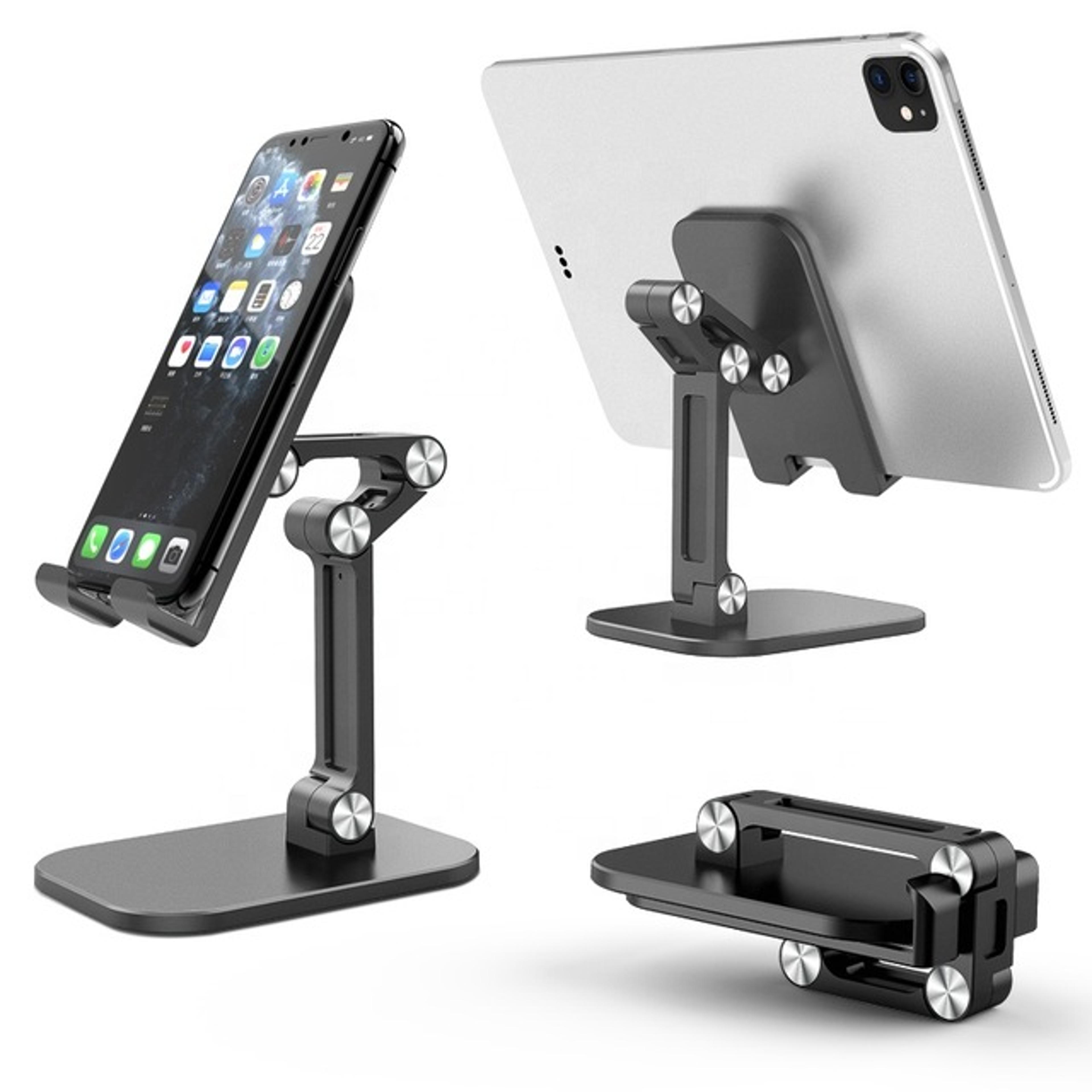 Universal Adjustable Tablet Stand And Foldable Phone Holder For Ergonomic Desktop Tablet Mount View 6
