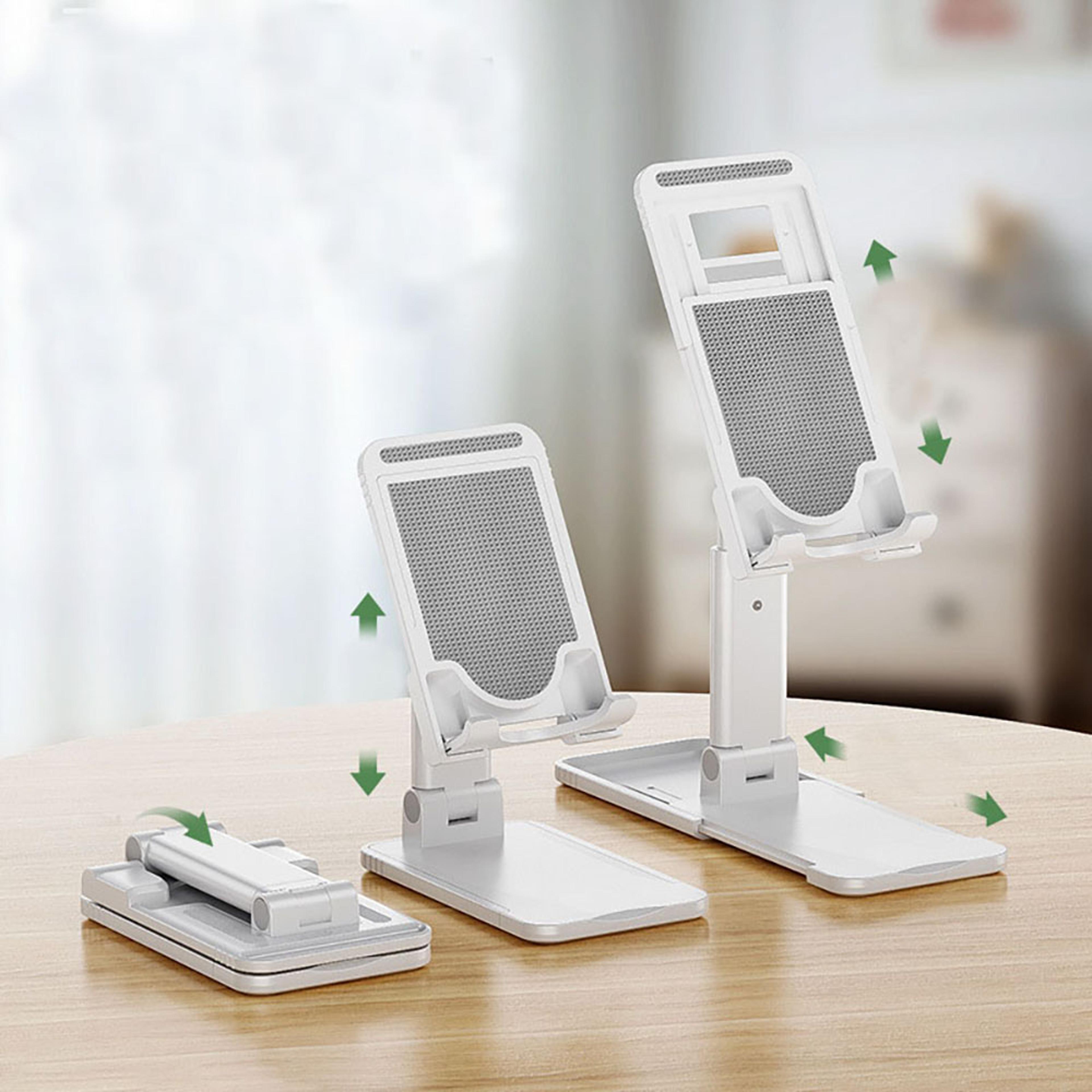 Adjustable Phone Stand For Desk And Tablet Holder Foldable Portable Stand For Streaming And Calls 5