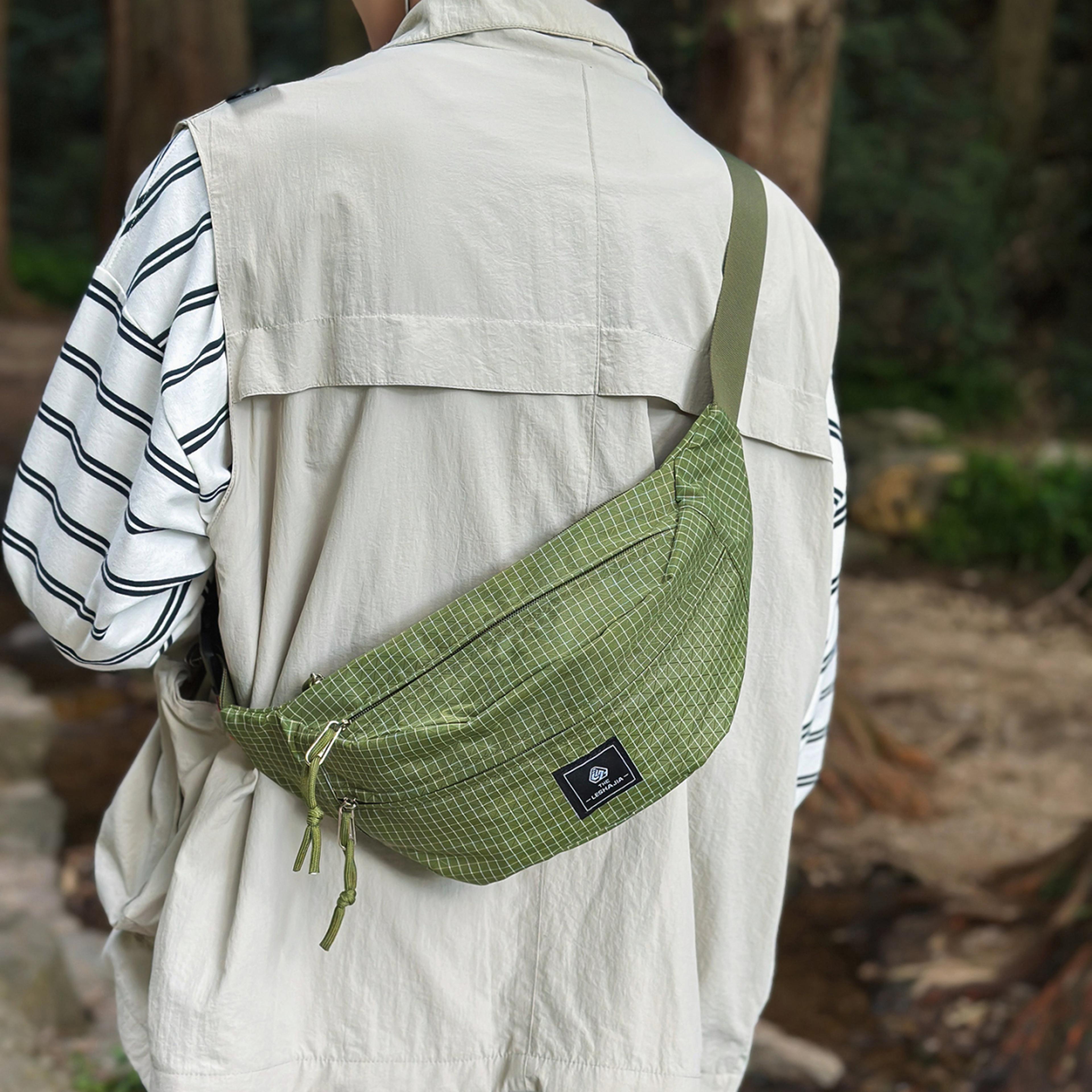 outdoor sports chest bag for phone lightweight & stylish, ideal for running hiking and cycling