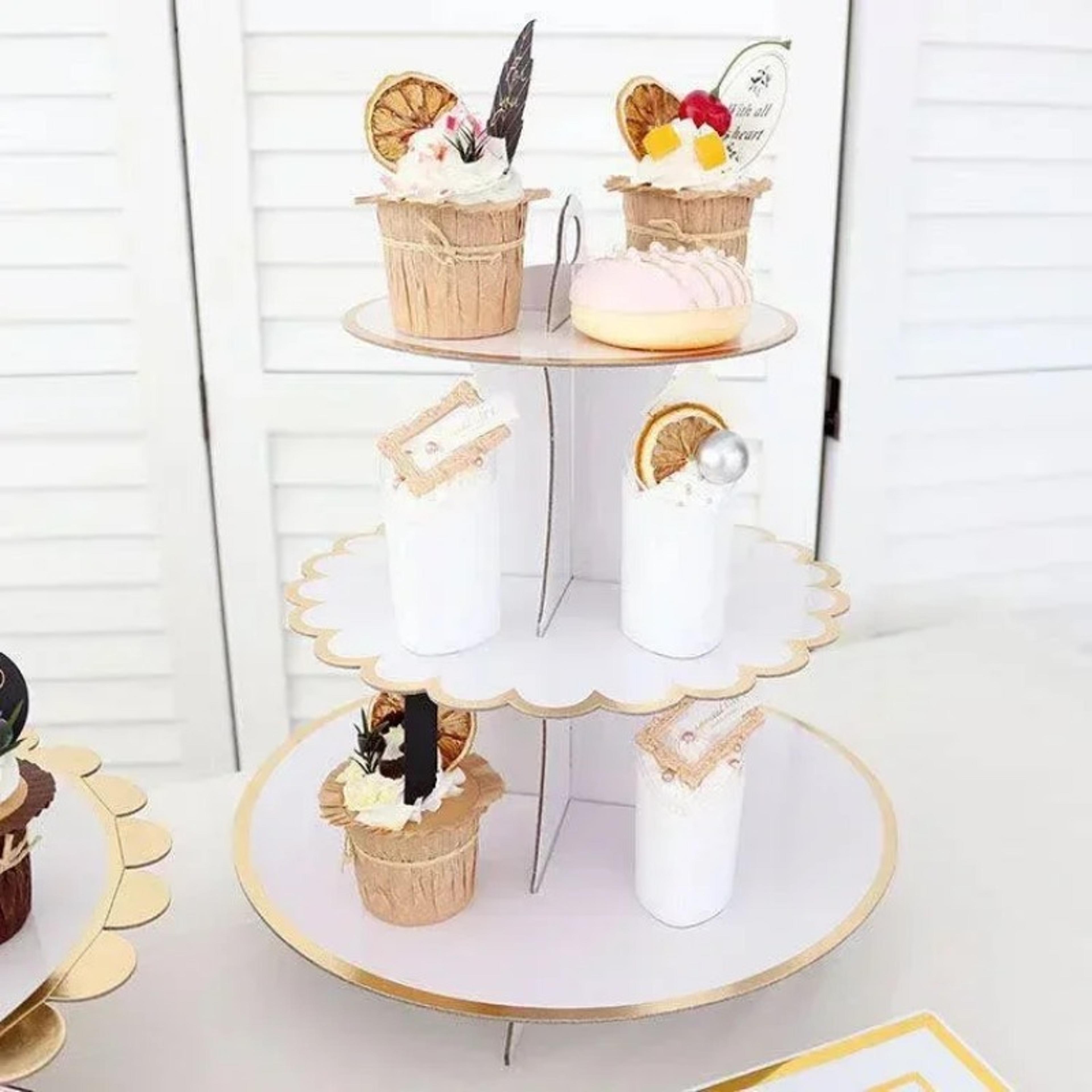Cake Rack Stand For Afternoon Tea Weddings  Parties Elegant Display Stand For Birthday Christmas  B 5