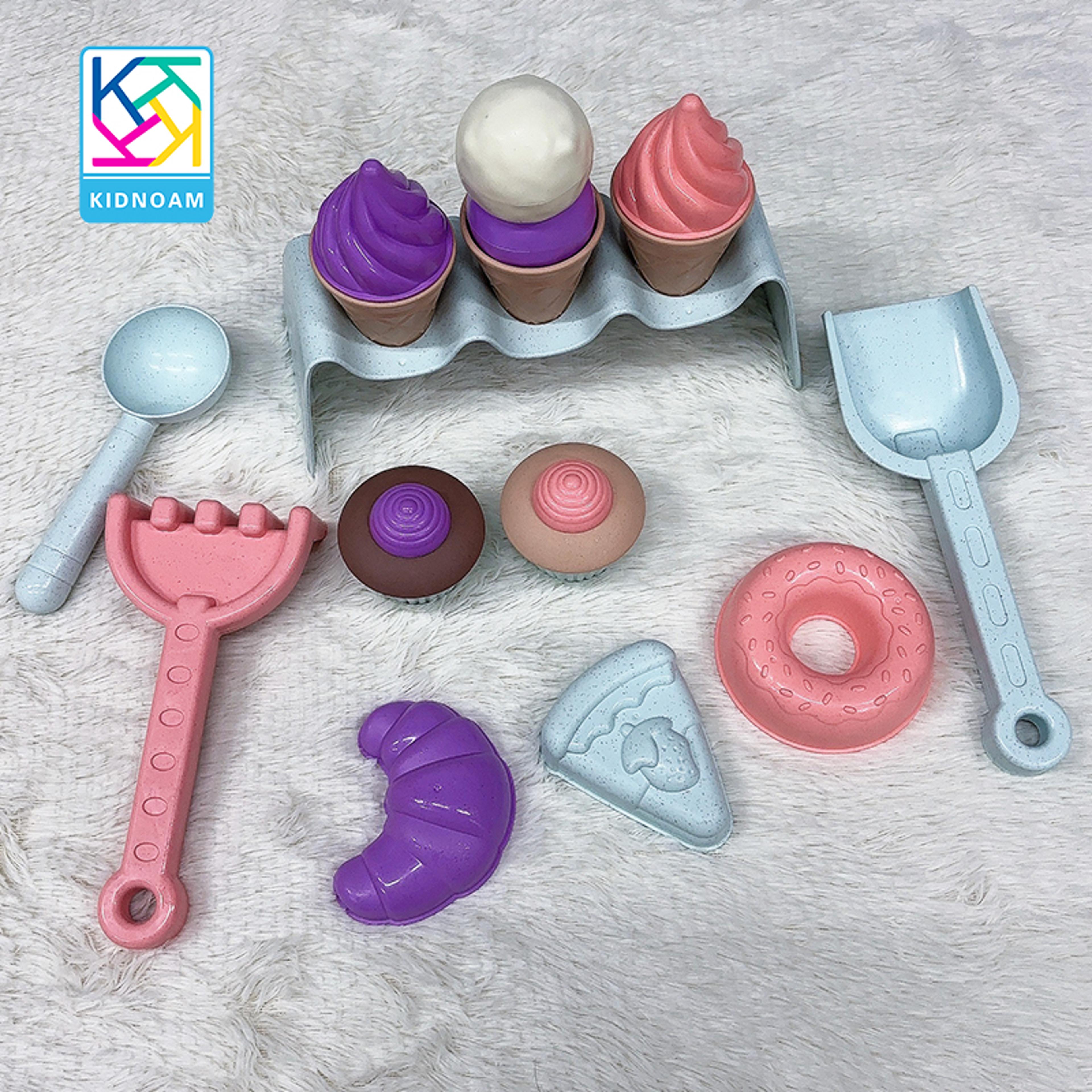 Childrens Ice Cream Cone Beach Play Set With Backpack Perfect Sand Digging And Snow Play Tools For  2