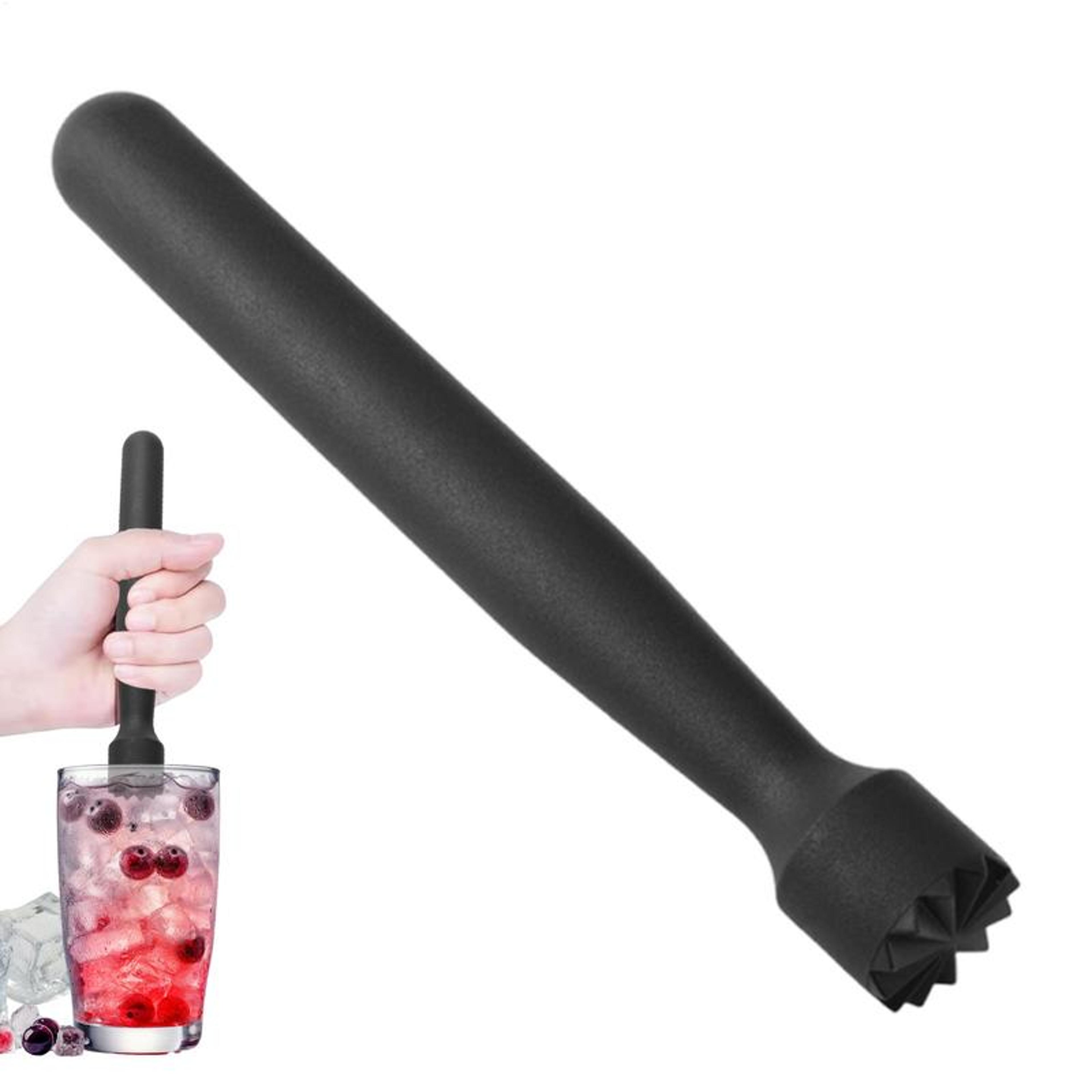 non slip stainless steel cocktail muddler for mojitos fruit drinks and home bar mixing