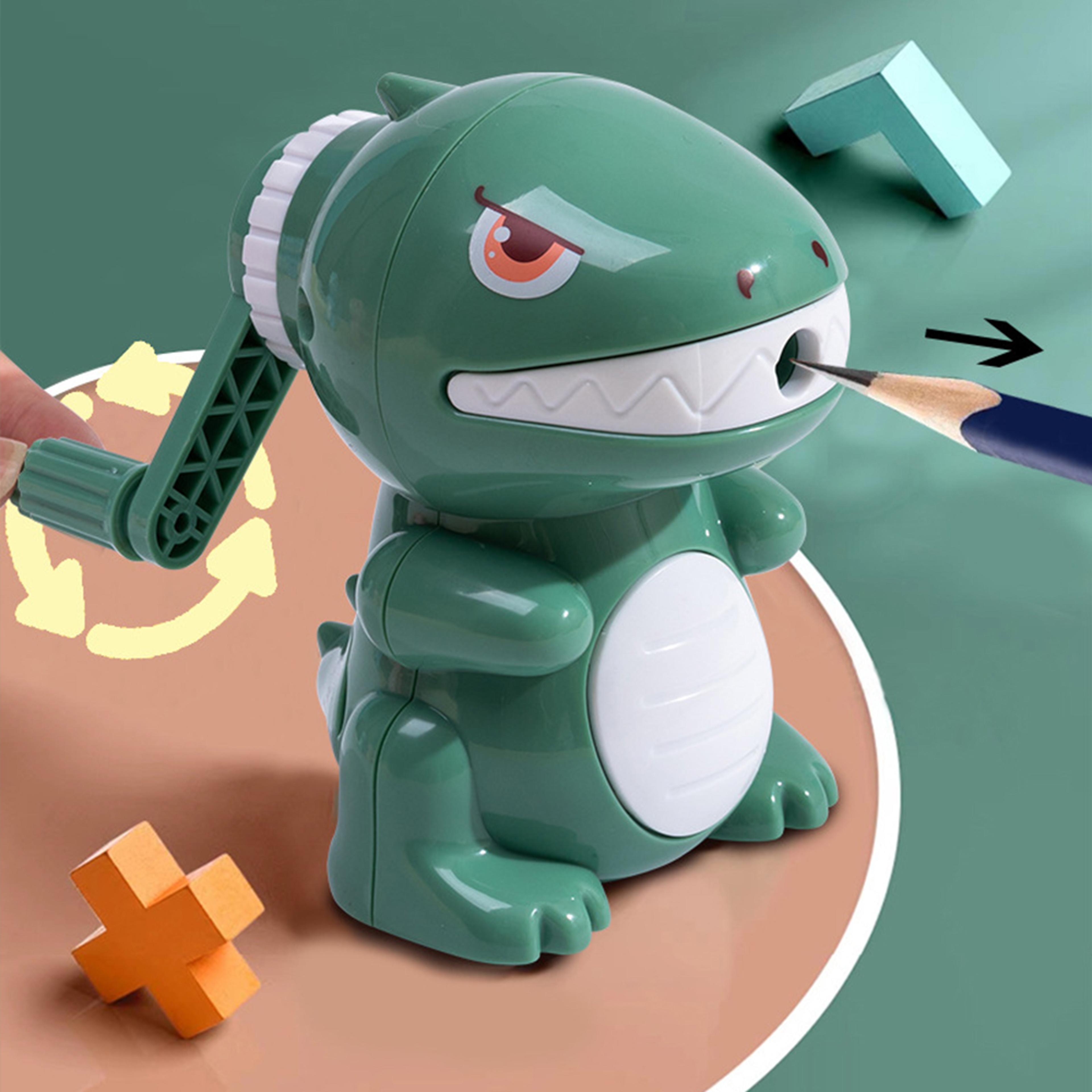 Cute Dinosaur Pencil Sharpener Manual Sharpener For Kids School Desk Use 4