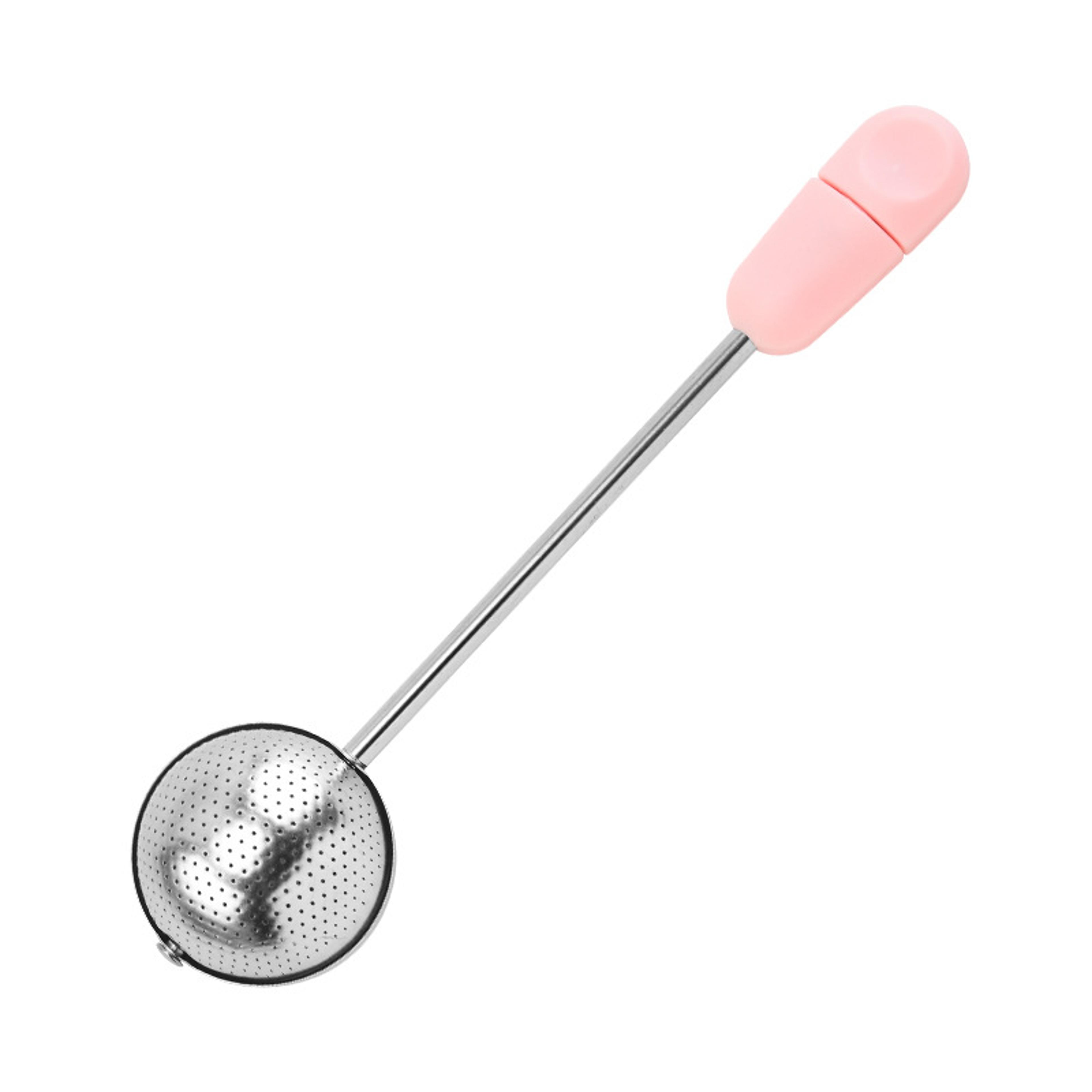 Rotating Stainless Steel Tea Infuser Ball For Loose Leaf Tea With Chain Hook 6